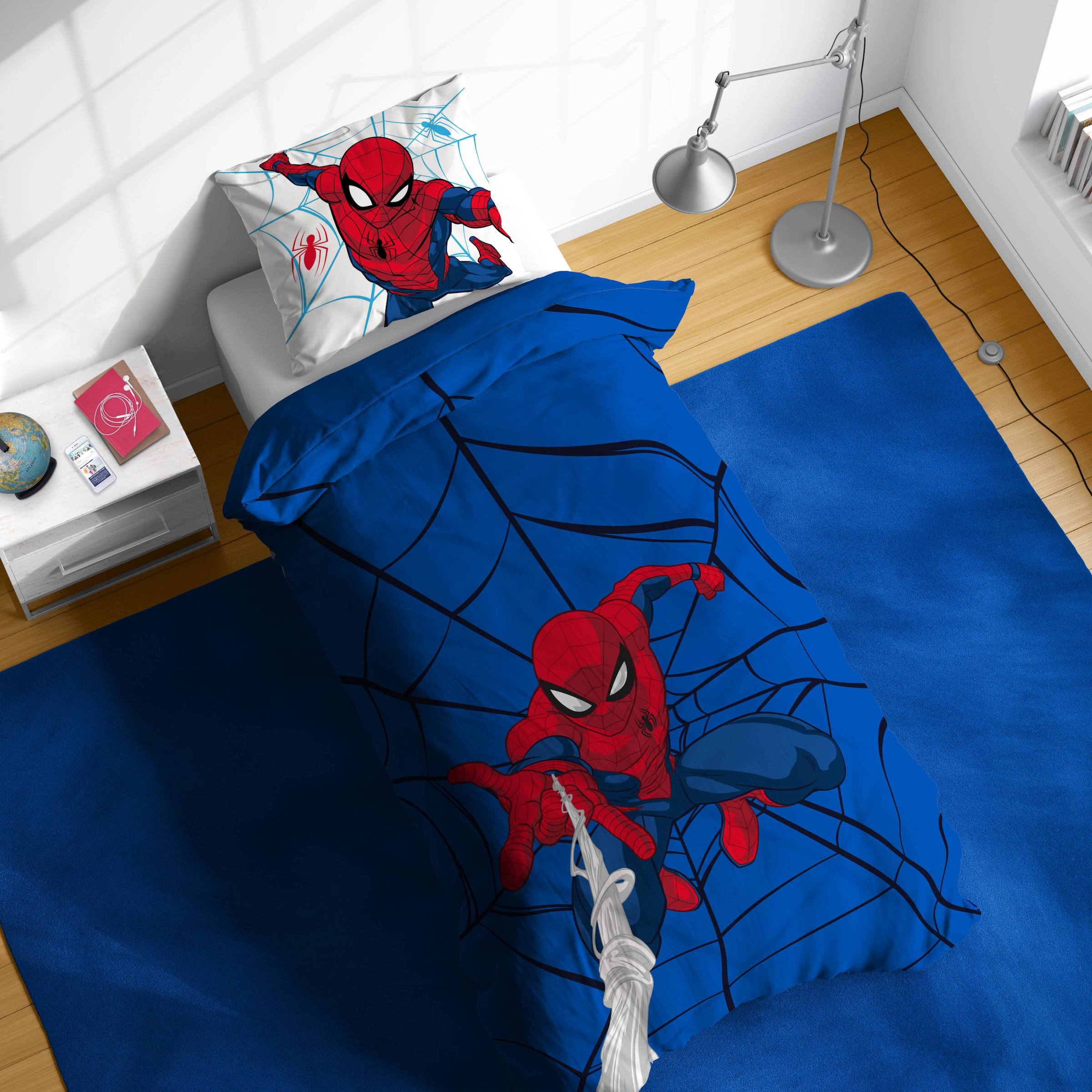 Spiderman Linge de lit pour enfants »SpiderMan Webtastic« 2 100% coton