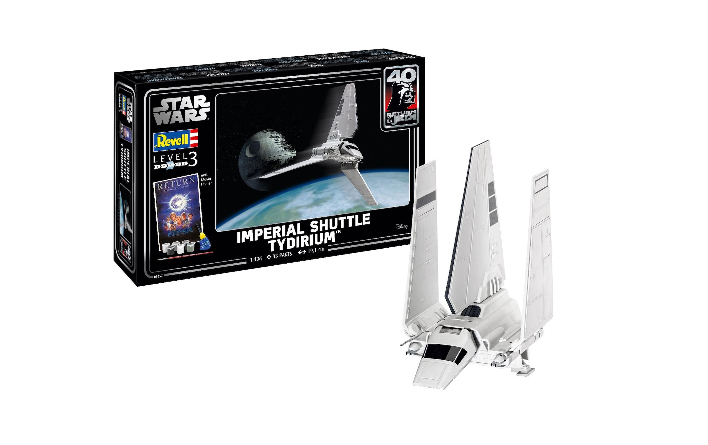 Revell® Modellbausatz »40 Jahre Rückkehr der Jedi Ritter, Imperial Shuttle Tydirium« 1:106 Made in Europe