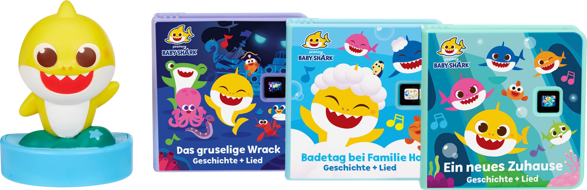 Little Tikes® Hörspielkassette »Story Dream Machine, Grosser Hai, Kleiner Hai Familien-Kollektion« passend für Story Dream Machine