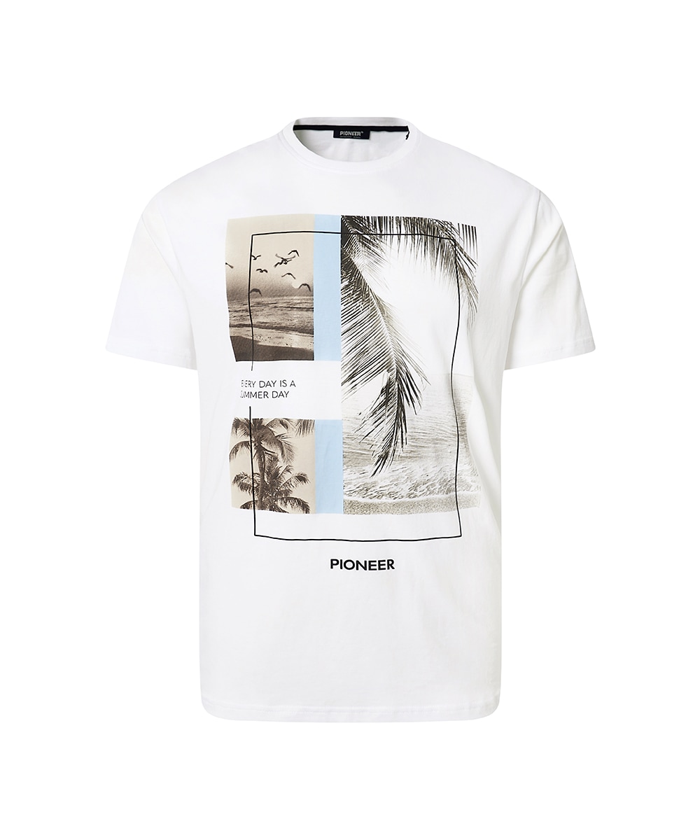 Pioneer Authentic Jeans T-Shirt »RH T-Shirt front Print« mit Print