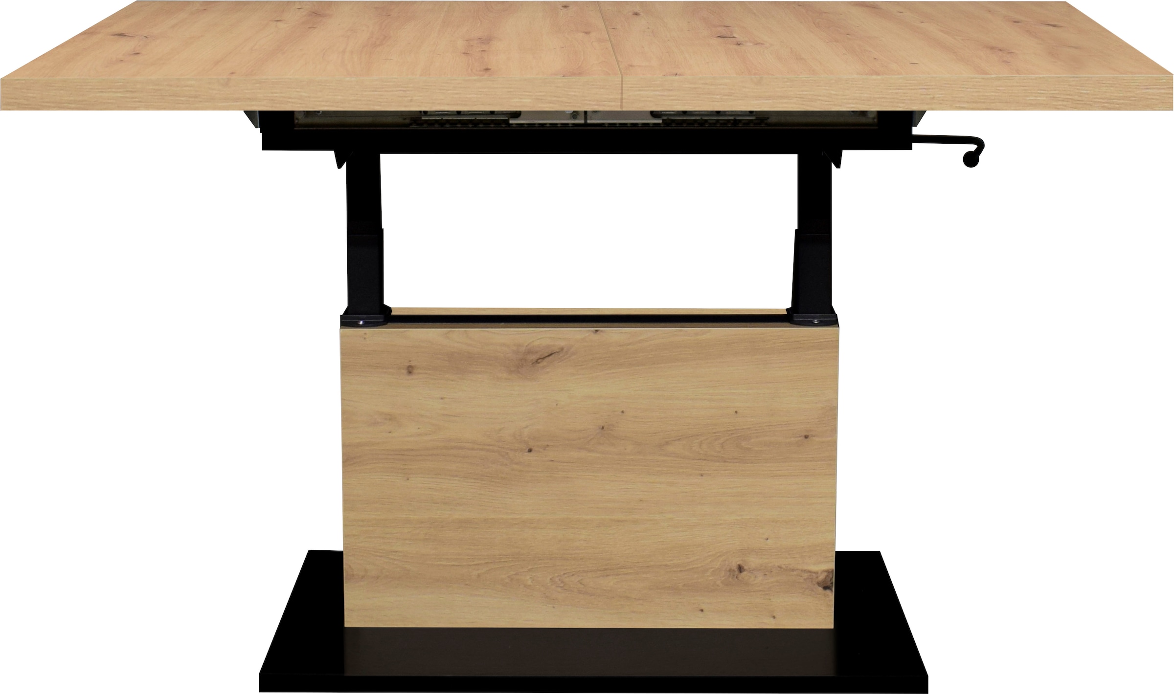 Mäusbacher Couchtisch »Lift Couchtisch« höhenverstellbar 56-75cm, Breite Tischplatte 120-160cm, Metallgestell