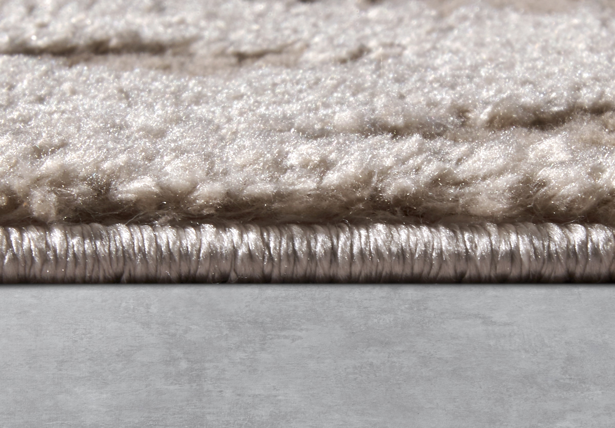 ELLE DECORATION Tapis design »Itinerance« Rectangulaire 18 mm Höhe poils longs, shaggy, coureur, doux, poils longs, moderne, effet relief