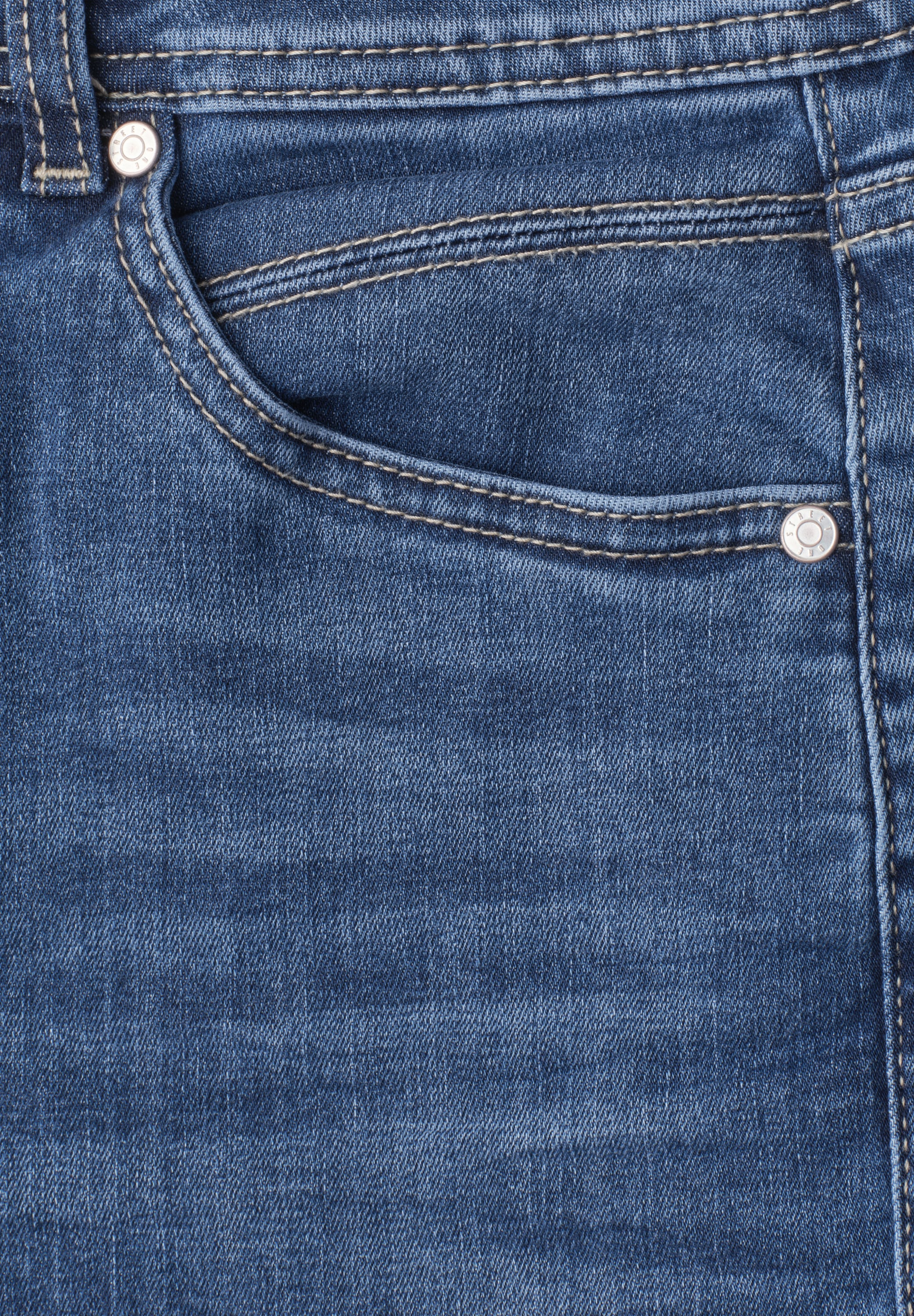 STREET ONE Loose-fit-Jeans »Style Karlie« Barrel Leg / Stretch