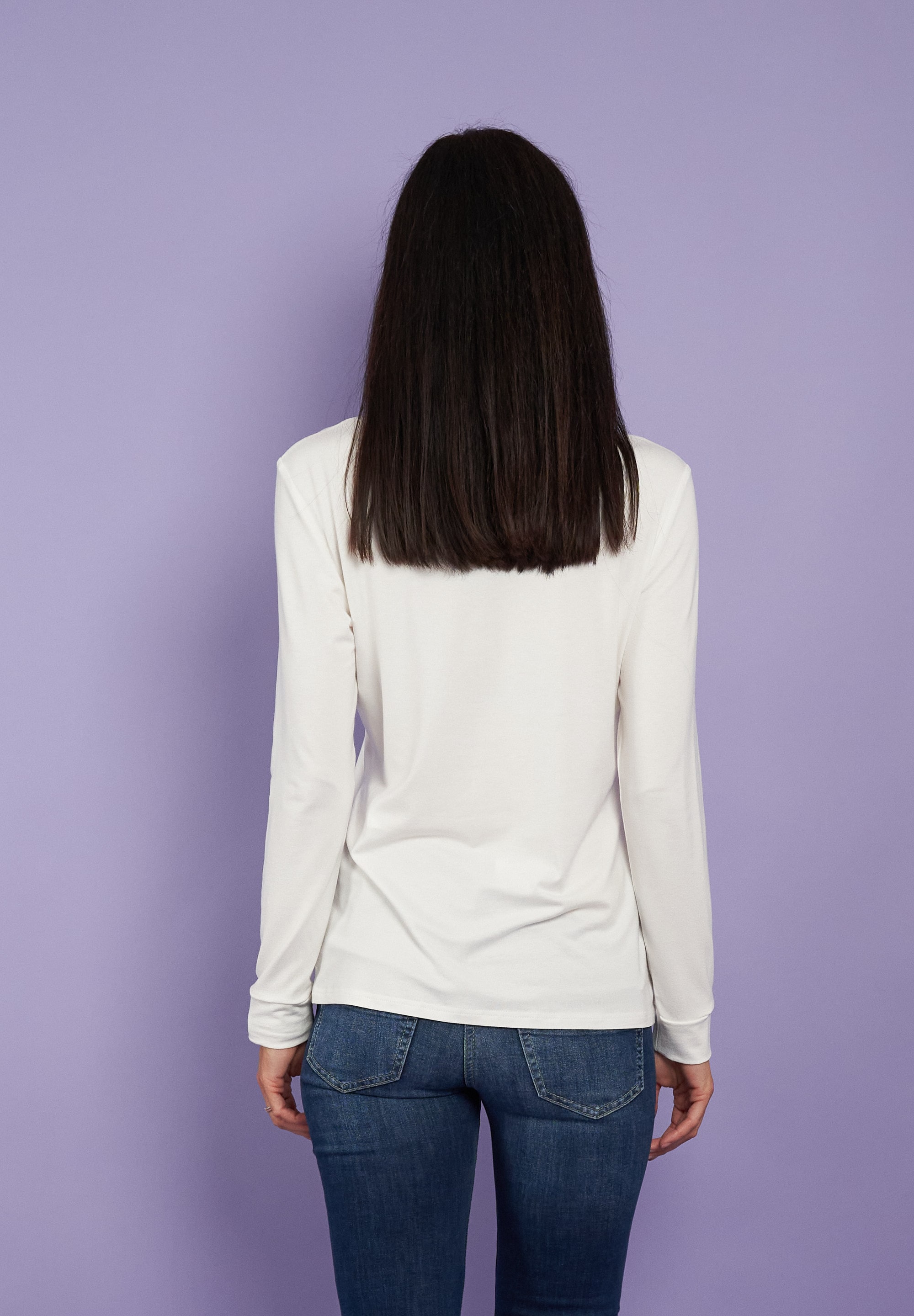 Seidel Moden Langarmshirt mit Glitzersteinen, MADE IN GERMANY