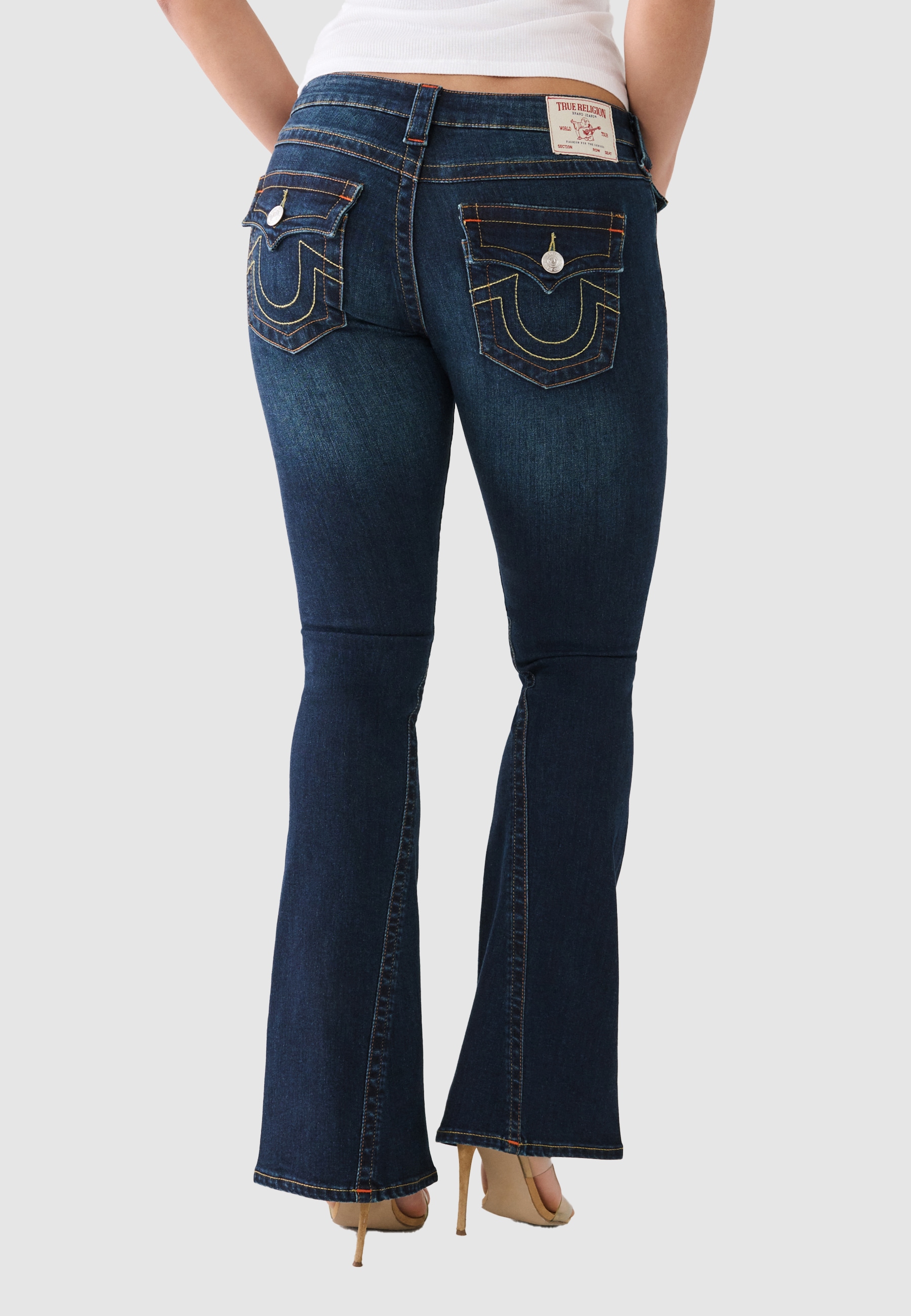 True Religion Jeans bootcut »JOEY LOW RISE FLARE« Mélange de coton, coupe évasée