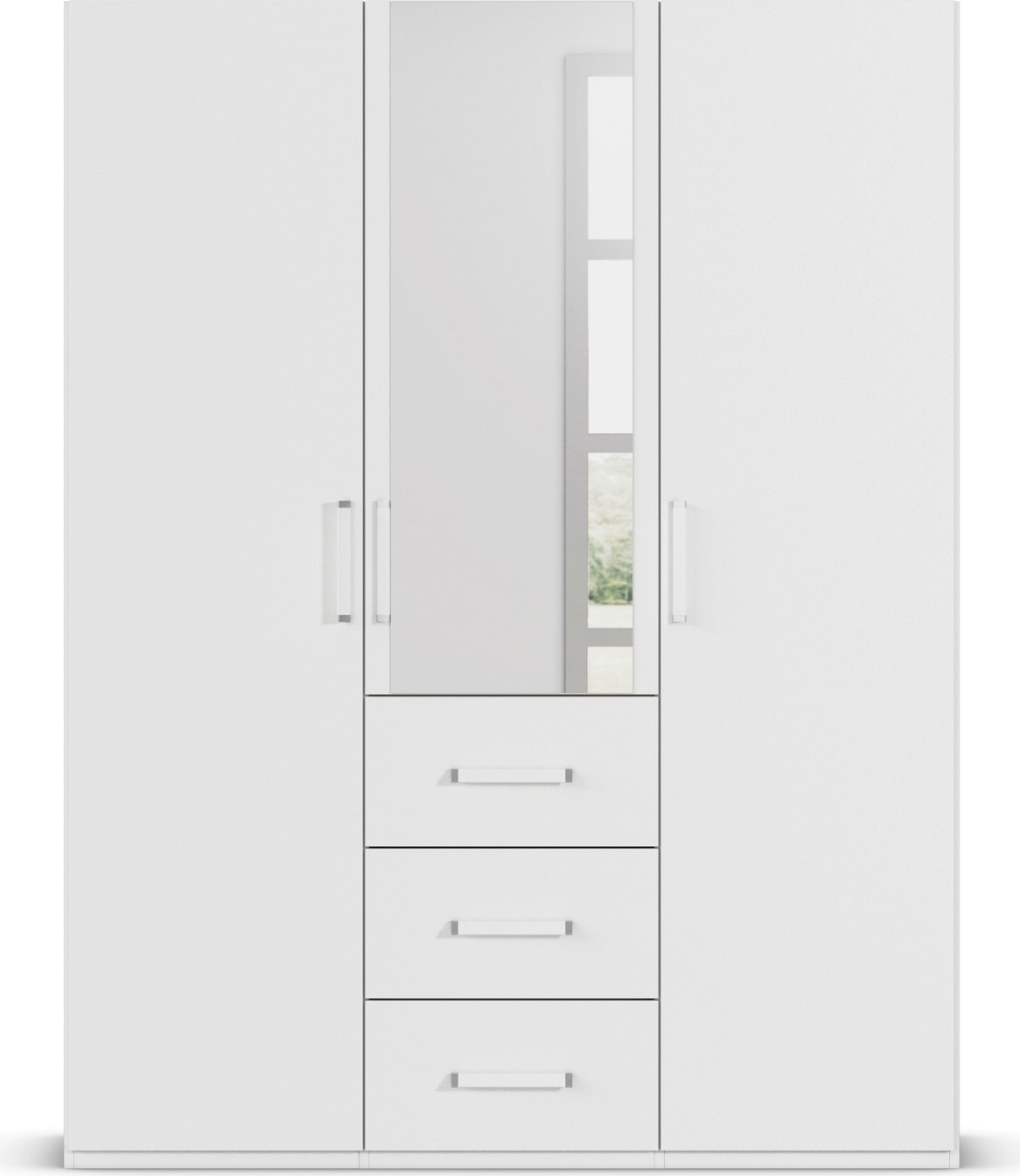 rauch Armoire à portes battantes »Kleiderschrank Schrank Garderobe Schlafzimmerschrank EVELYN« Disponible en 2 hauteurs 197 ou 210 cm, fonction SOFT-CLOSE incluse,  au style élégant avec tiroirs 3 largeurs et 2 hauteurs MADE IN GERMANY