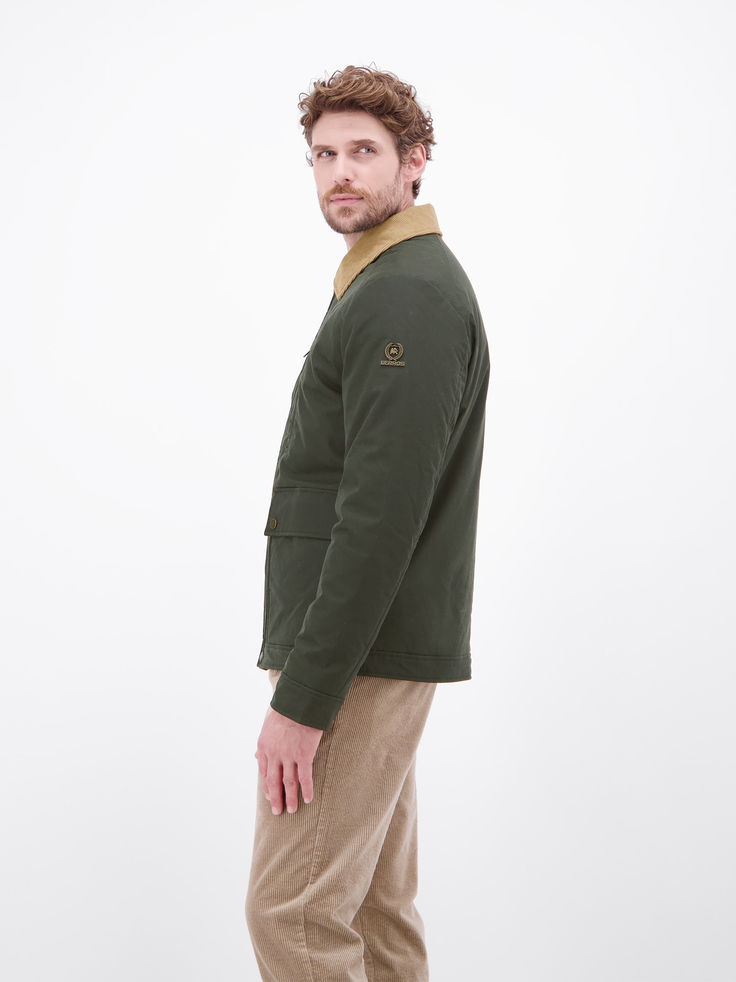 LERROS Blouson »Maskuliner Blouson aus hochwertiger, gewachster Baumwolle« sans capuche