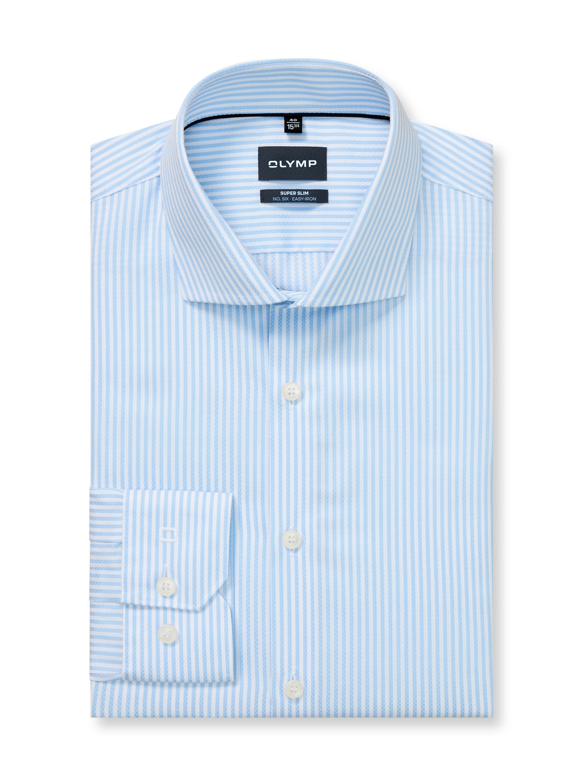 OLYMP Chemise à manches longues »No 6 six« rayé, chemise business, super slim fit, col Royal Kent