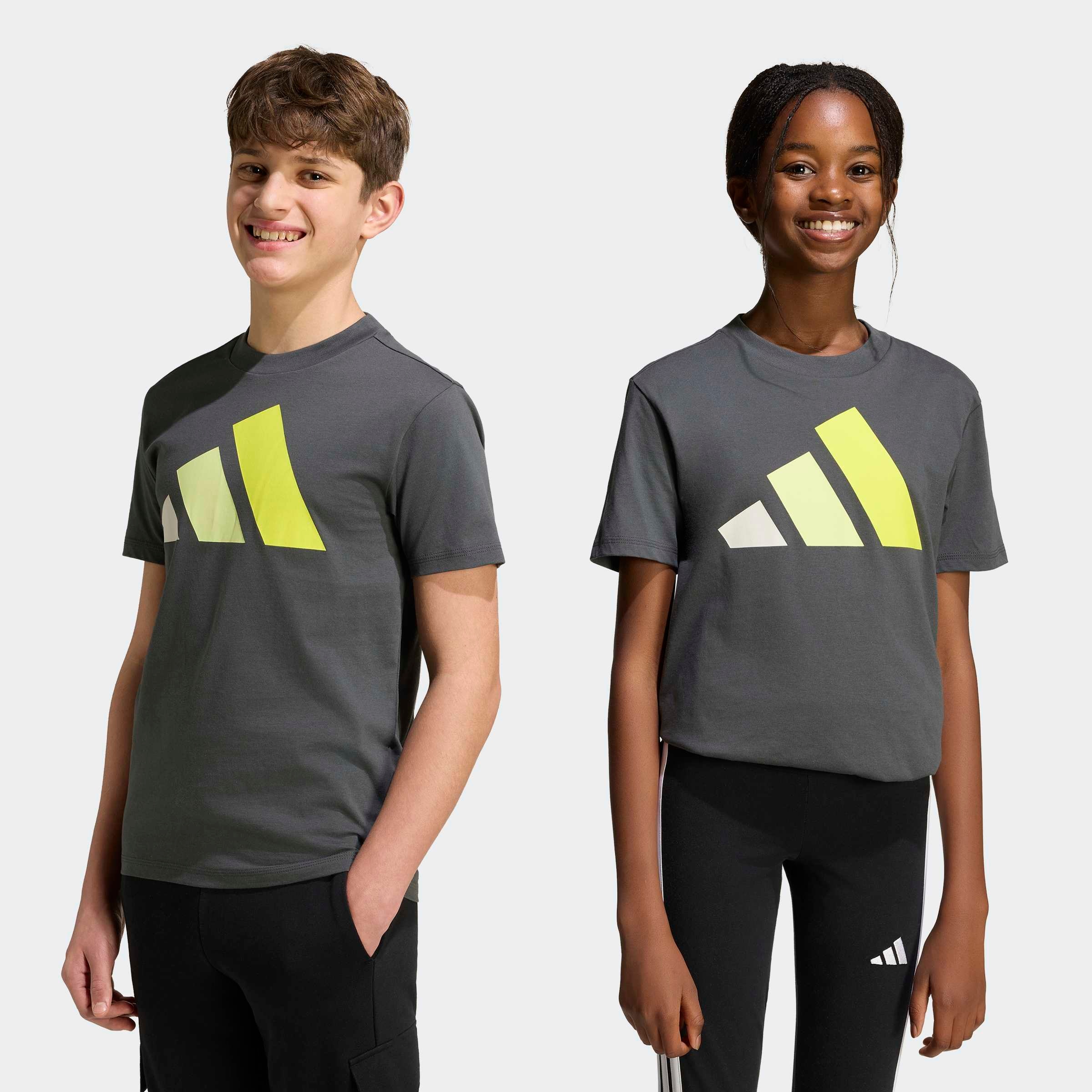 adidas Sportswear T-shirt »ESSENTIALS KIDS« pour enfants et adolescents, avec encolure ronde, en 100 % coton