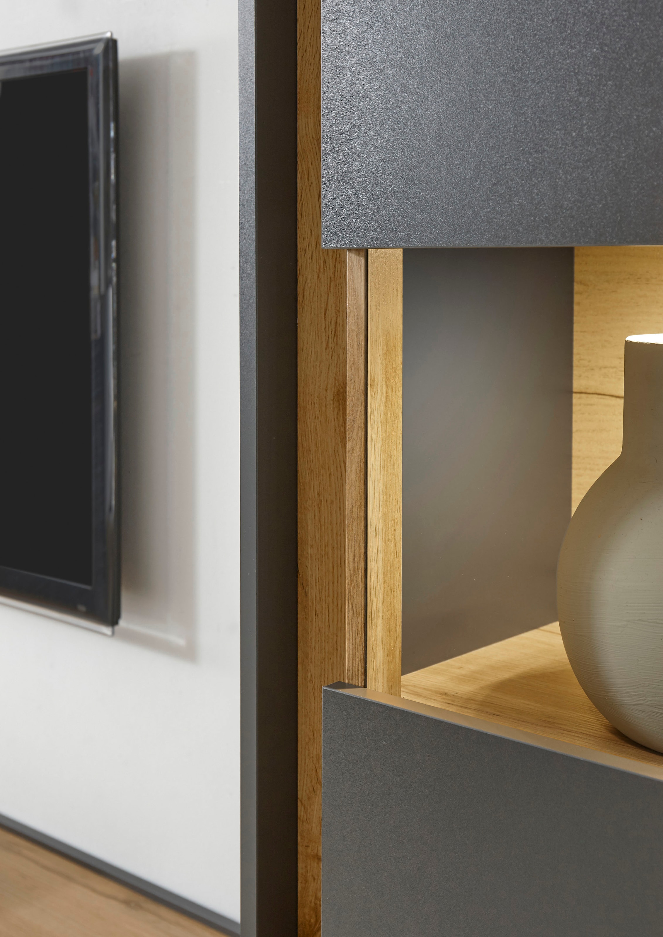 Home affaire Wohnwand »City/Giron, moderne Anbauwand, Komplettset in vielen Farben verfügbar« Set, 5 Stk. tlg.