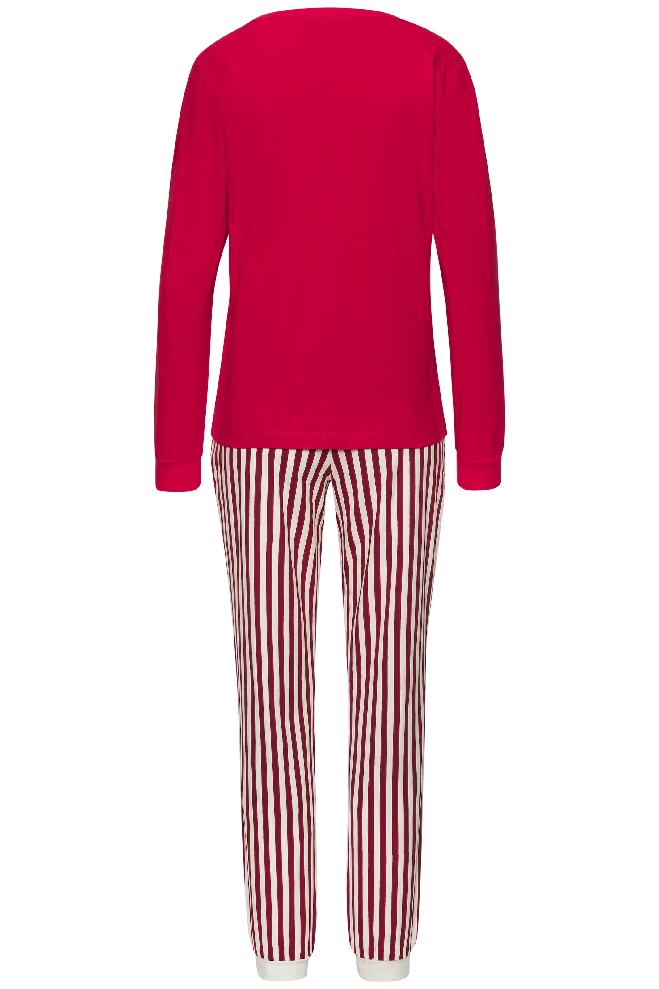 LASCANA Pyjama Set, 2 pièces Mit Weihnachtlichem Muster