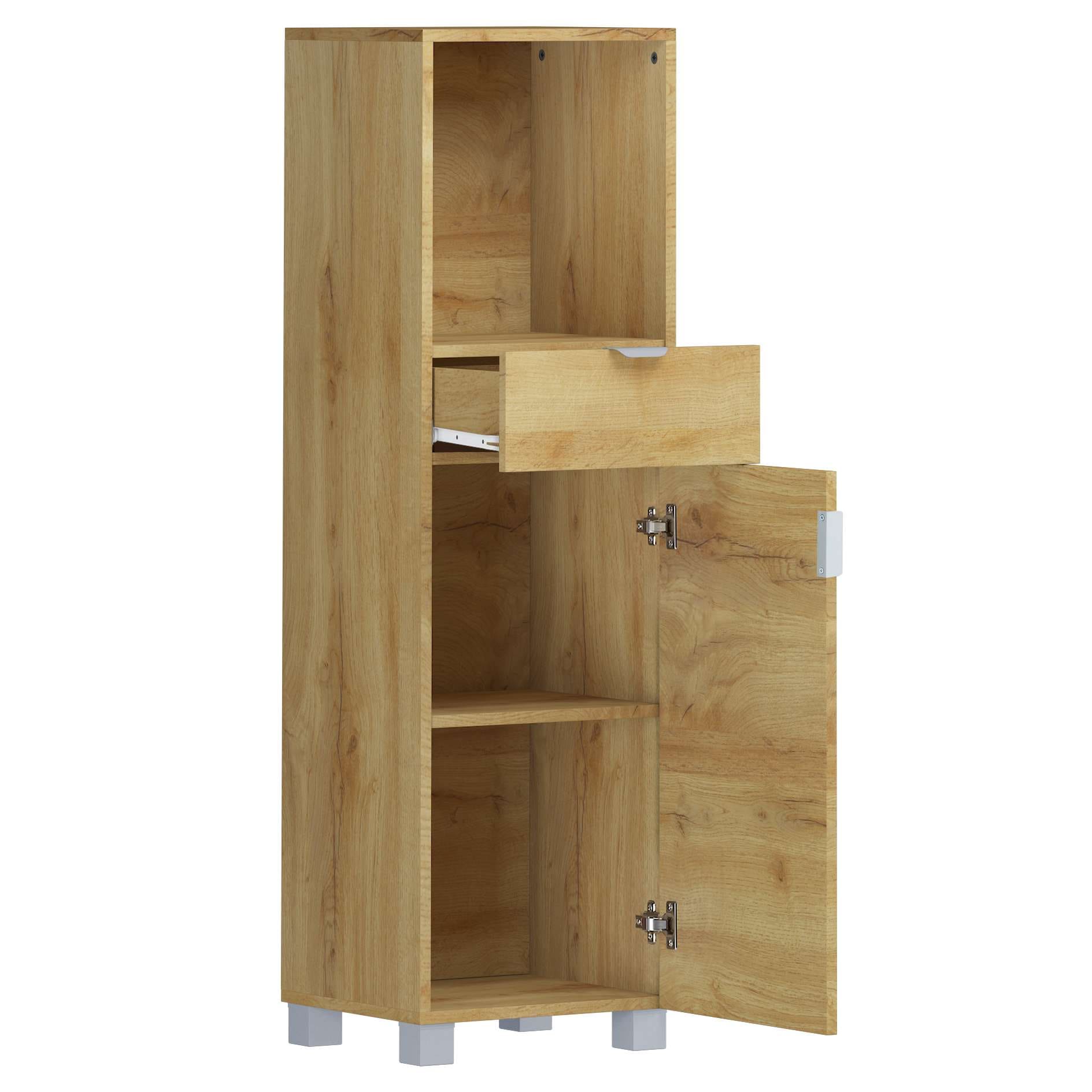 welltime Midischrank »Lage« Pflegeleichte Oberfläche, viel Stauraum, FSC®-zertifiziert