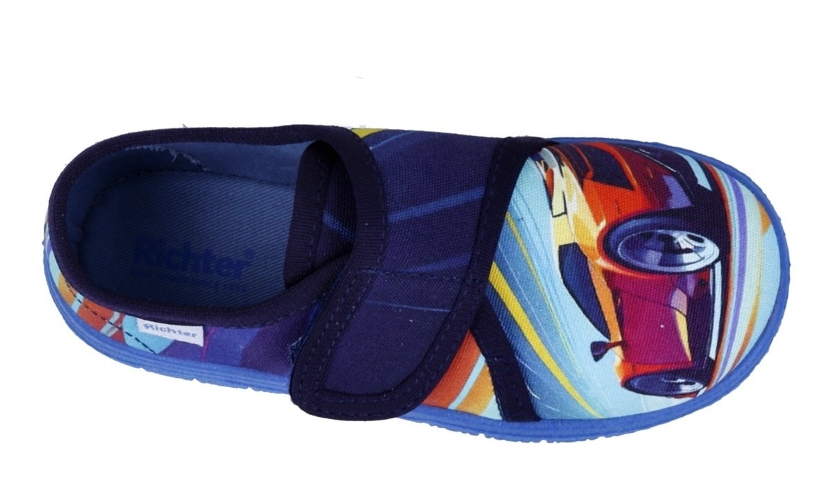 Richter Chausson »Mailo«  chaussure à velcro, chaussure maternelle avec guide des tailles à télécharger
