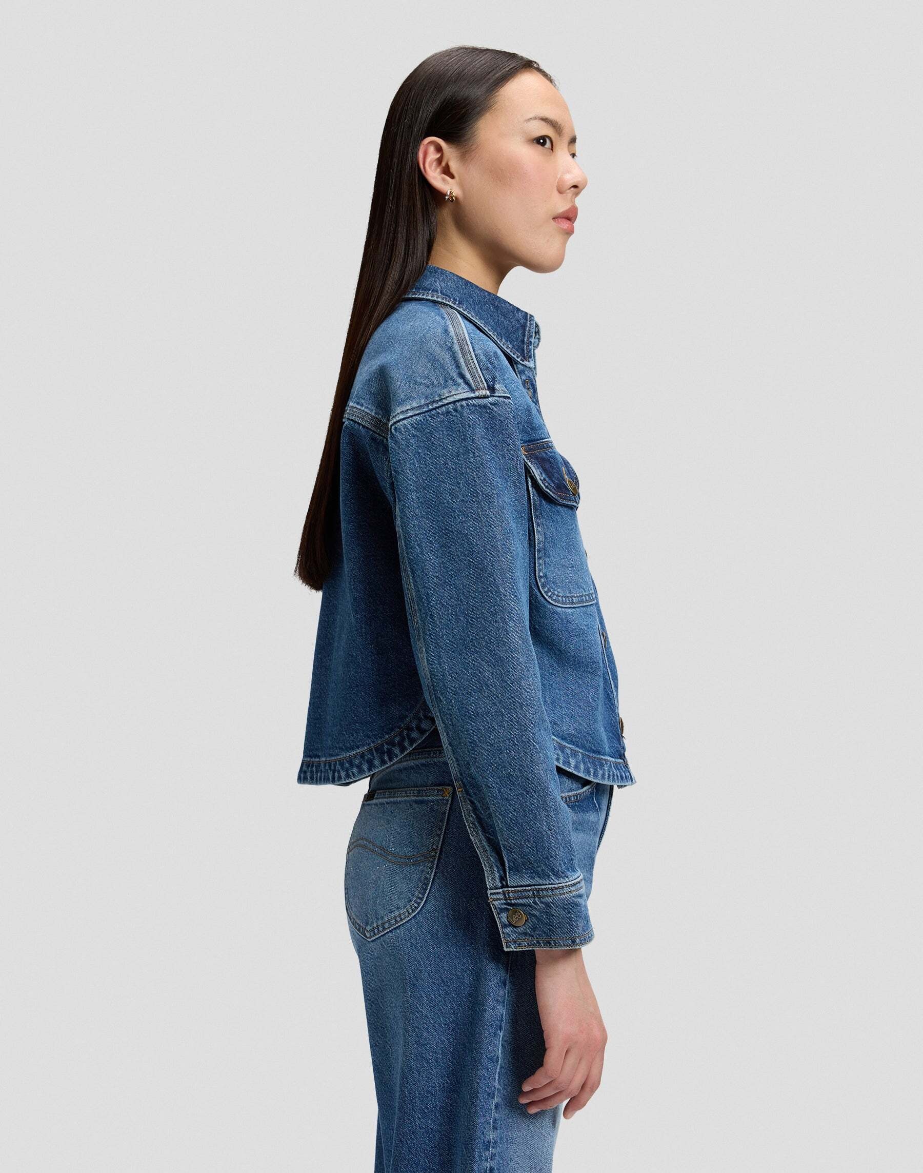 Lee® Blouse en jean »Lee Jeanshemd Flap Pocket«