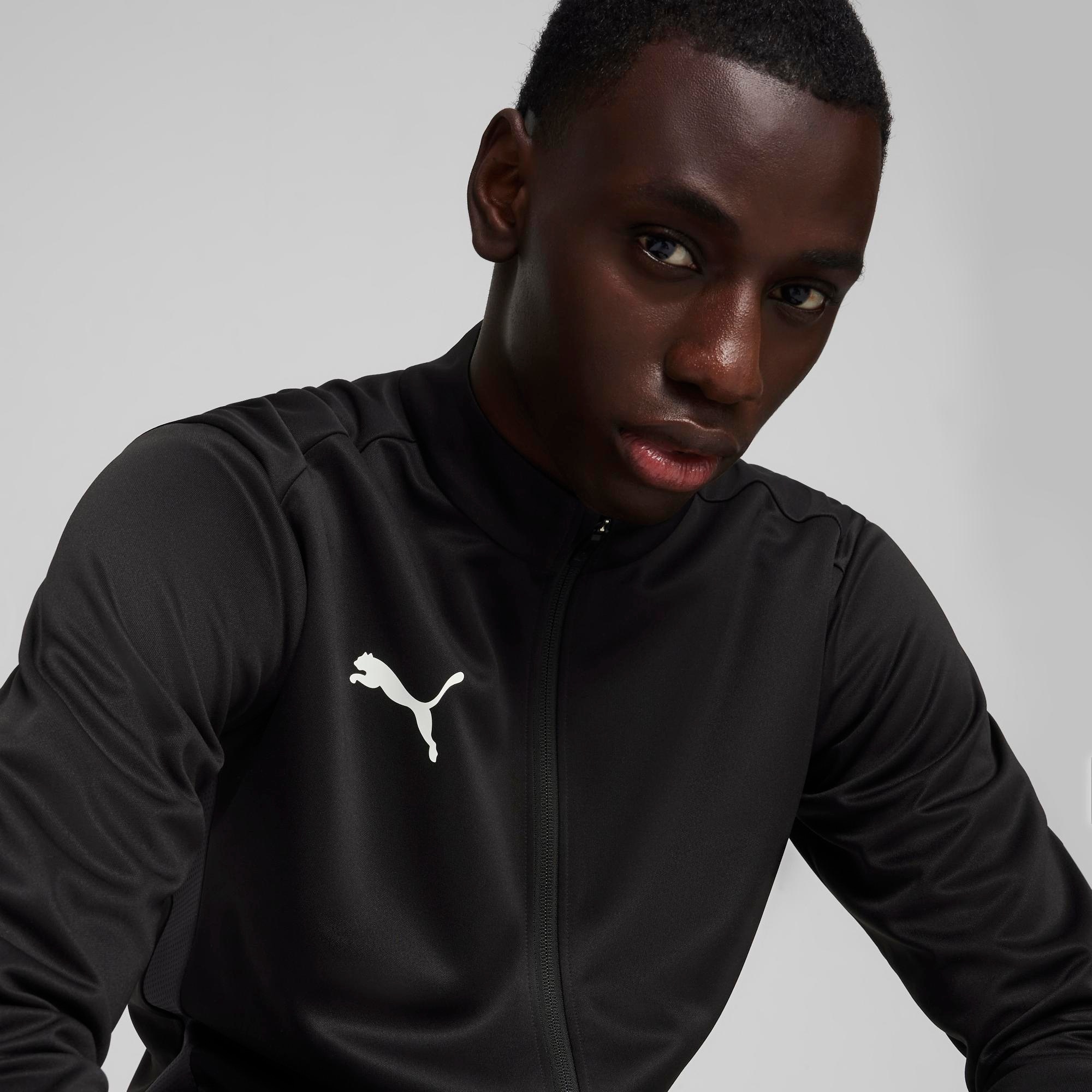 PUMA Trainingsjacke »TEAMGOAL TRAINING JACKET« ohne Kapuze sportlicher Stil, atmungsaktives Material, mit Reissverschlusstaschen
