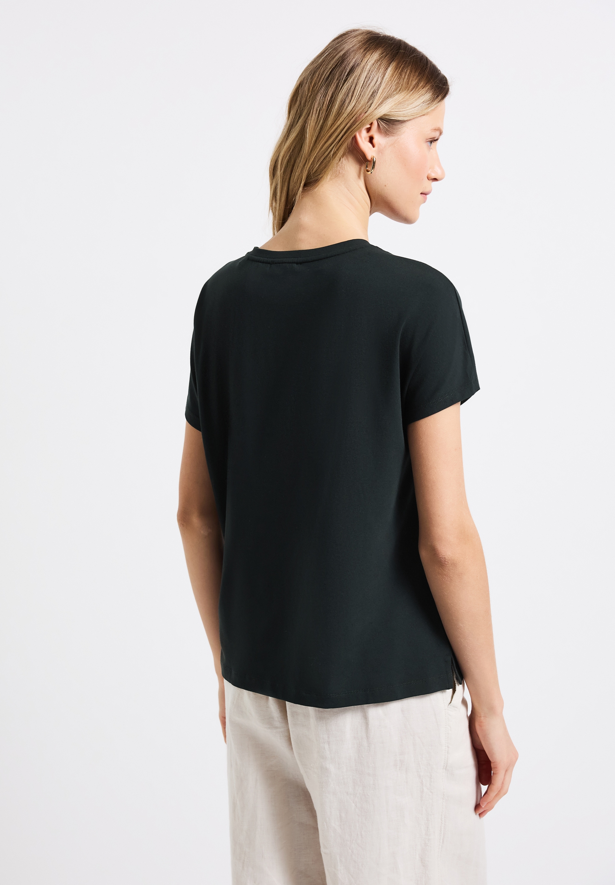 STREET ONE Shirttop »Style Crista« mit hängenden Schultern