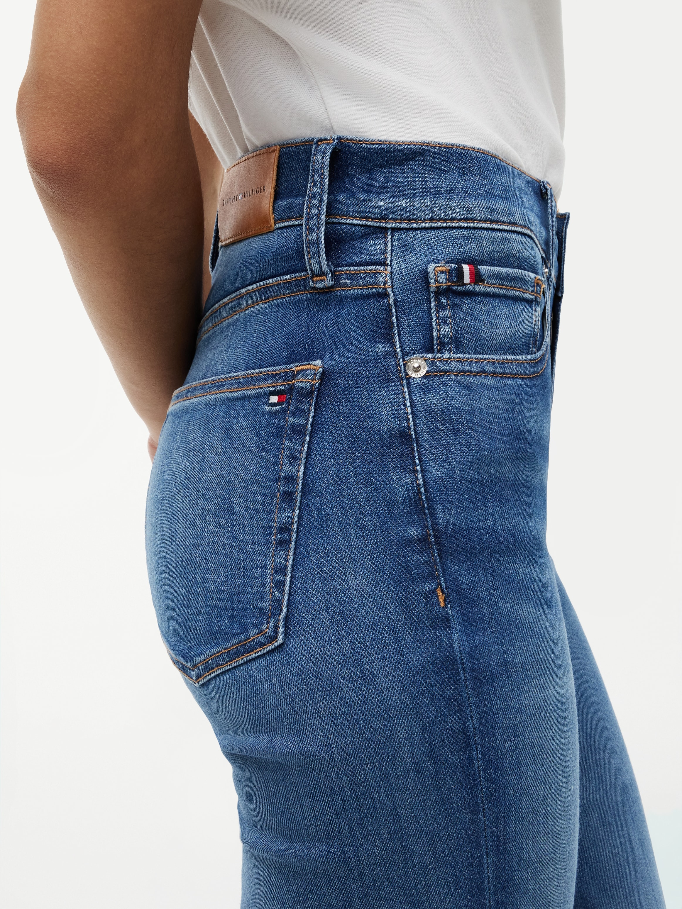 Tommy Hilfiger Jeans bootcut »FLARE KATY RW« Baumwollmischung, Stretch, in ausgestellter Form