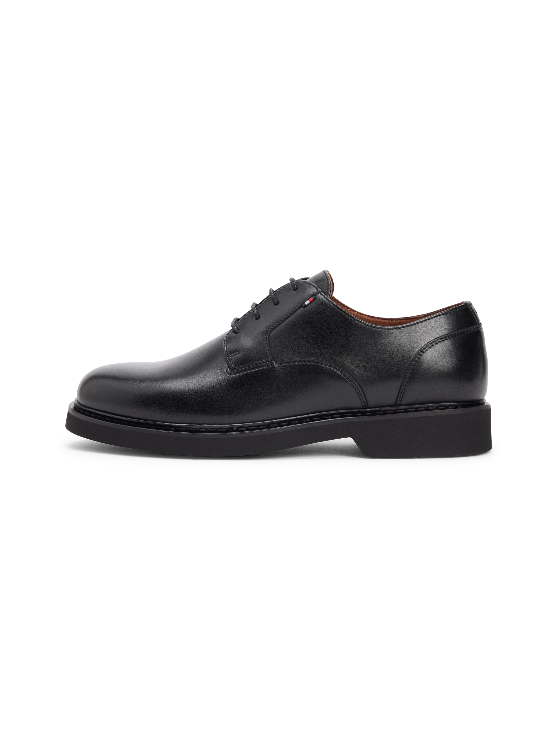 Tommy Hilfiger Chaussure à lacets »HILIFGER ULTRALIGHT LHT SHOE«  talon bloc, chaussure de fête, chaussure de soirée avec étiquette drapeau