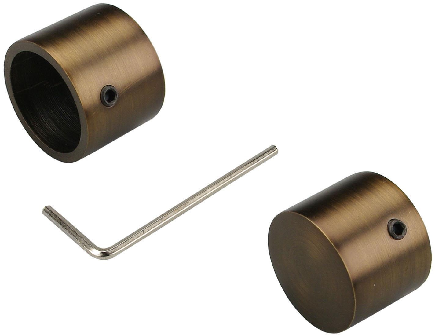 Liedeco Tringle à rideaux »CELZYLIN01SG2L« Ø 25 mm 2 läufig-läufig Fixmass 2-läufig im Fixmass Ø 25/20 mm