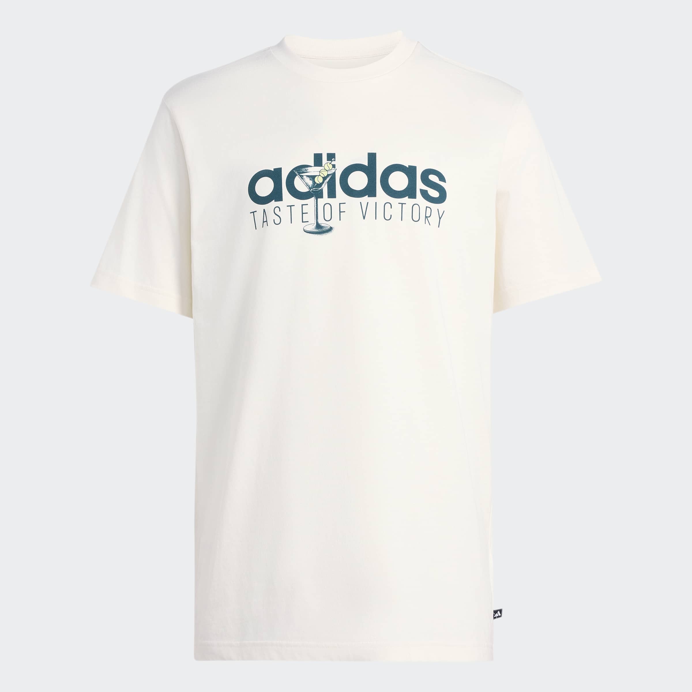 adidas Sportswear T-shirt »TASTE OF VICTORY DRINK GRAPHIC« avec impression sérigraphique caoutchoutée, en coton, coupe régulière