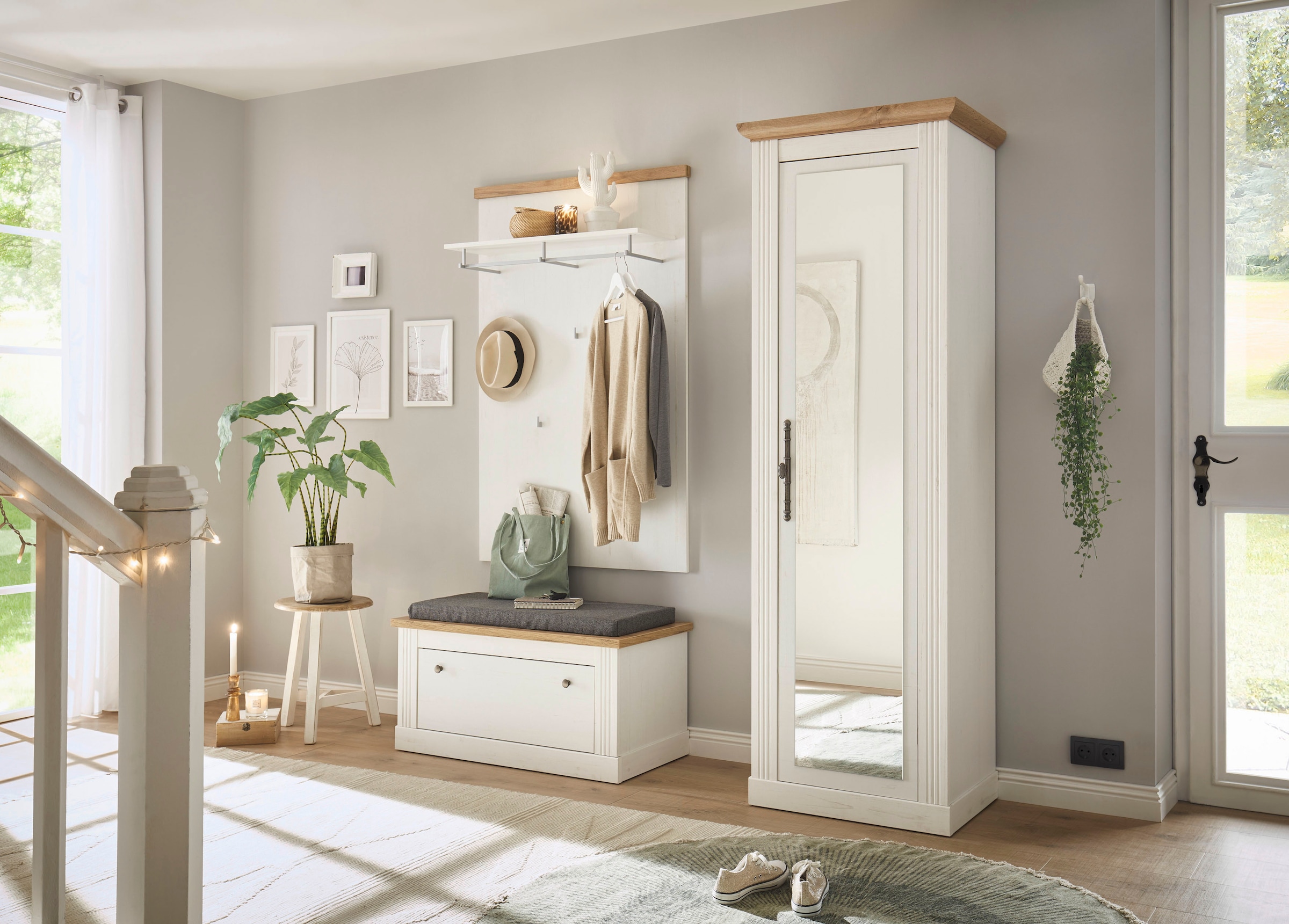 Home affaire Schuhschrank »WESTMINSTER TOPSELLER!« Höhe ca. 203 cm,  im romantischen Landhausstil