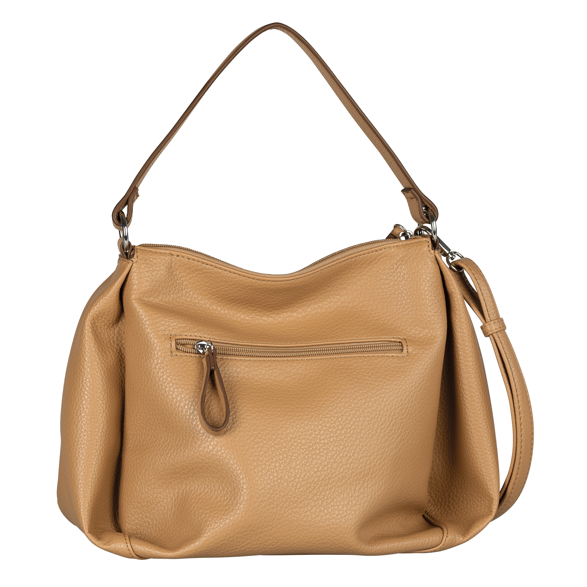 TOM TAILOR Sac à bandoulière »Cassia« simili cuir légèrement grainé avec coupe sophistiquée pour beaucoup de volume