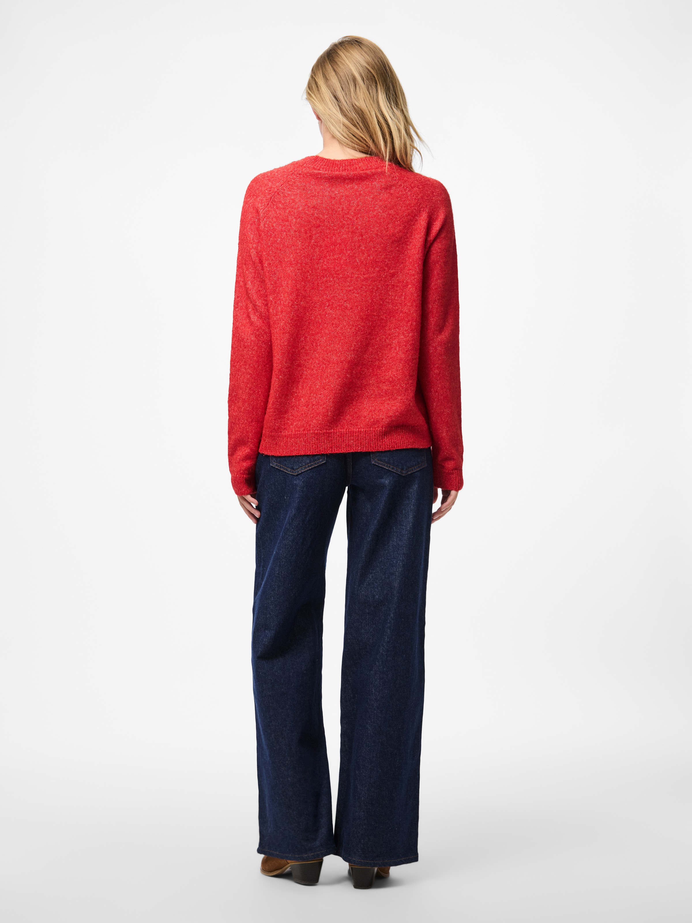 pieces Strickpullover »PCJULIANA LS O-NECK KNIT NOOS BC«