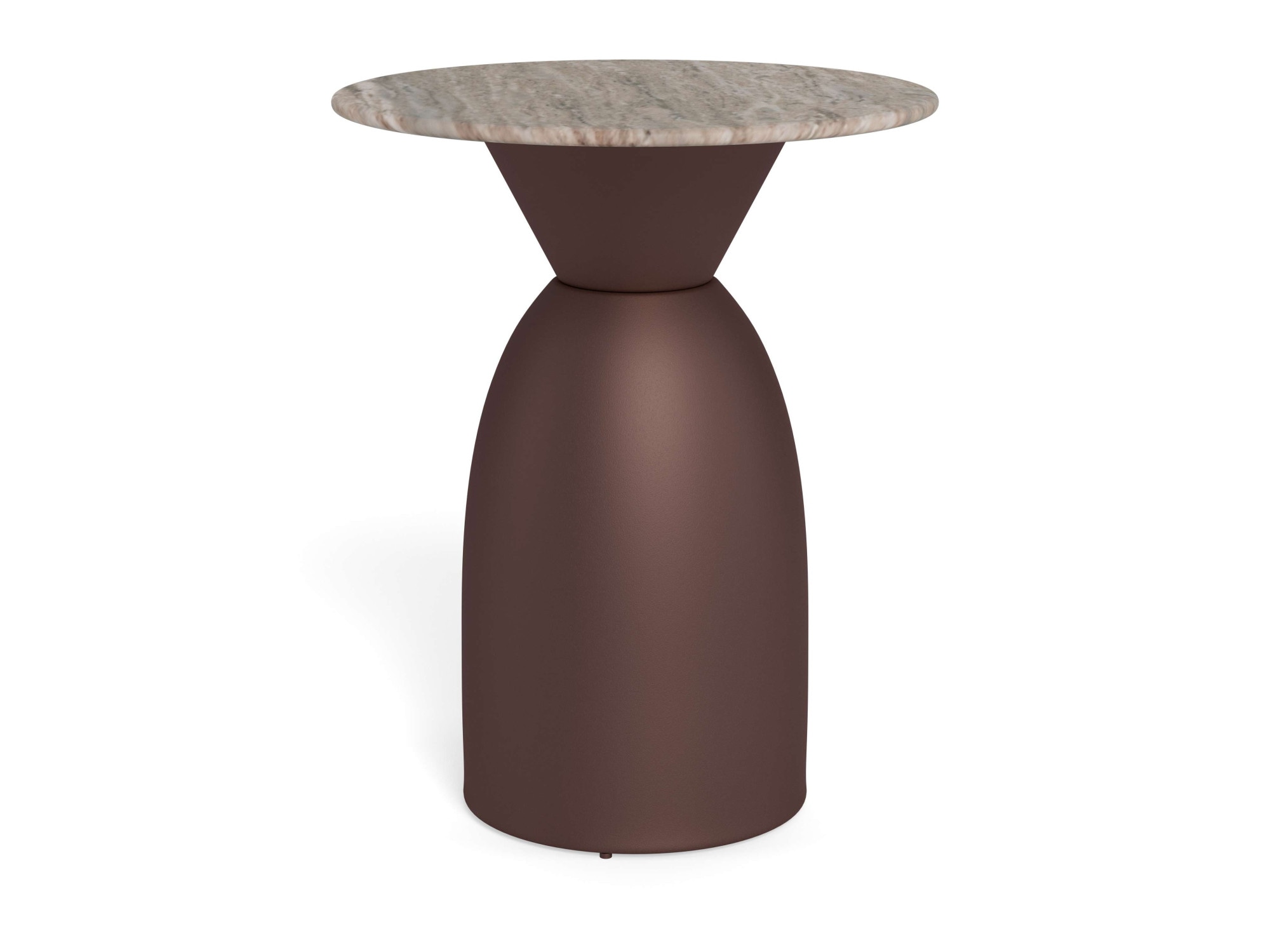 ACTONA GROUP Table d'appoint »Ferrol, Tisch, Beistelltisch« gris, marbre, colonne, 40x50 cm