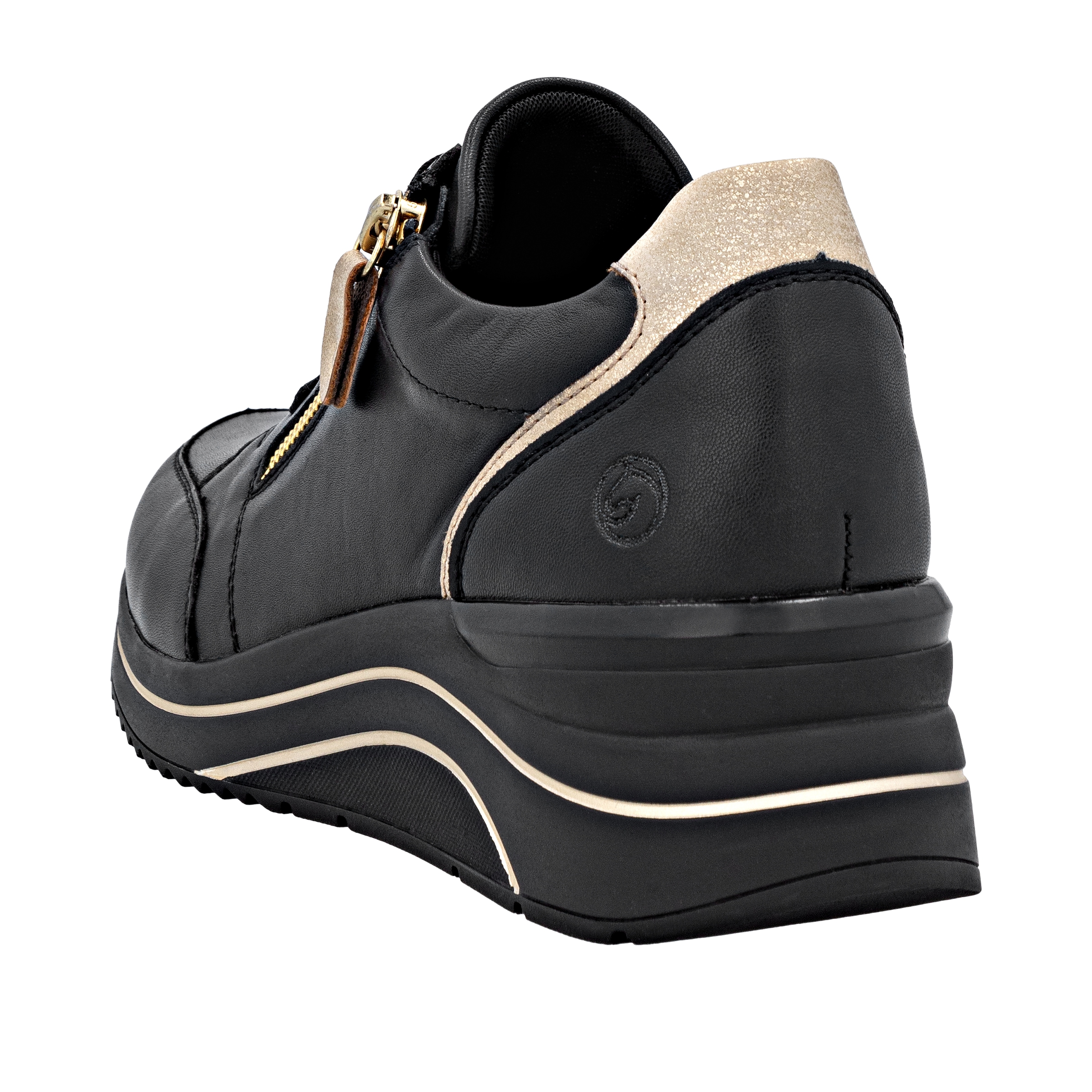 Remonte Baskets compensées  , chaussure de loisirs, chaussure basse, chaussure à lacets avec membrane Rieker TEX