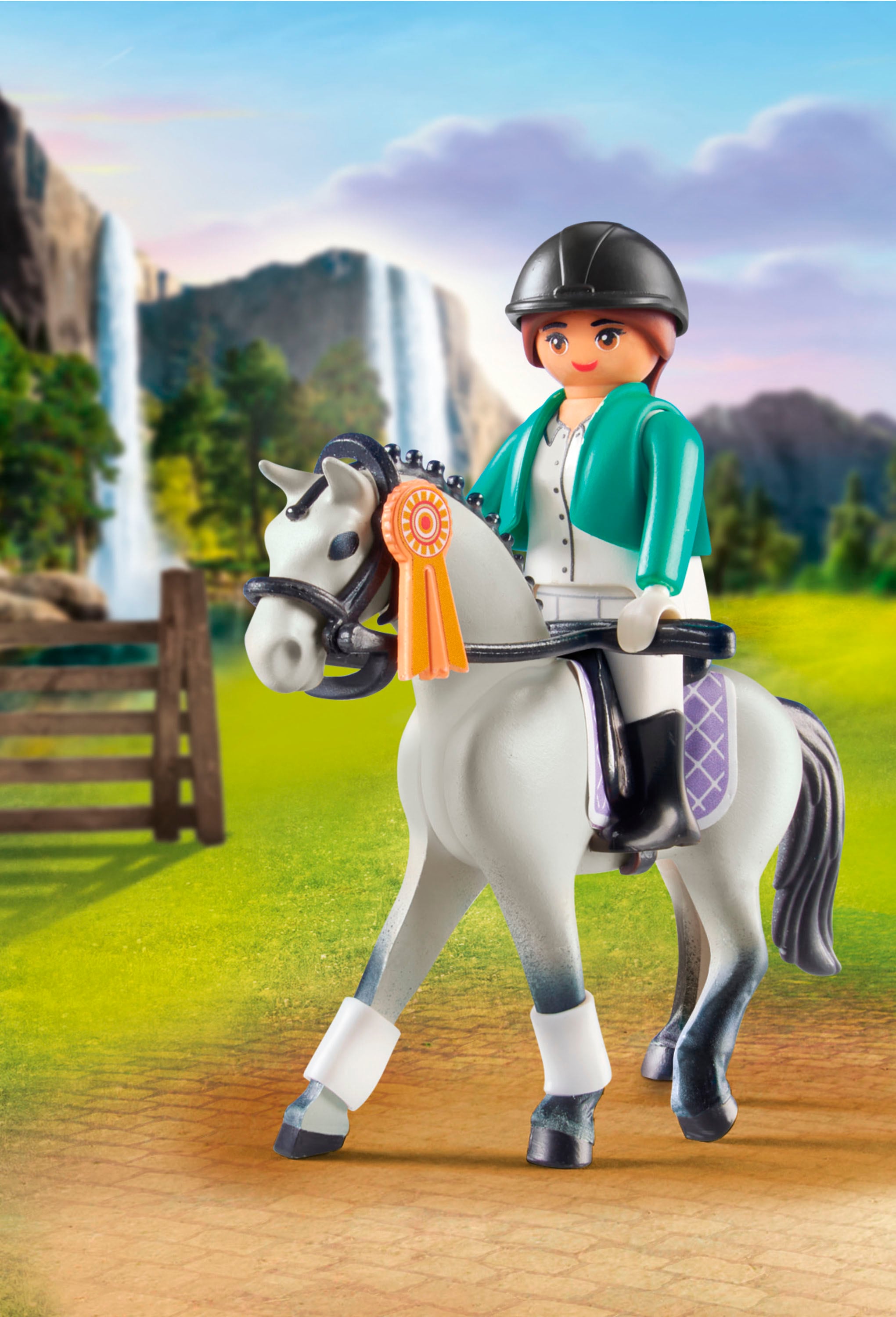 Playmobil® Jeu de construction »Turnierreiterin (71641), Horses of Waterfall« Made in Europe