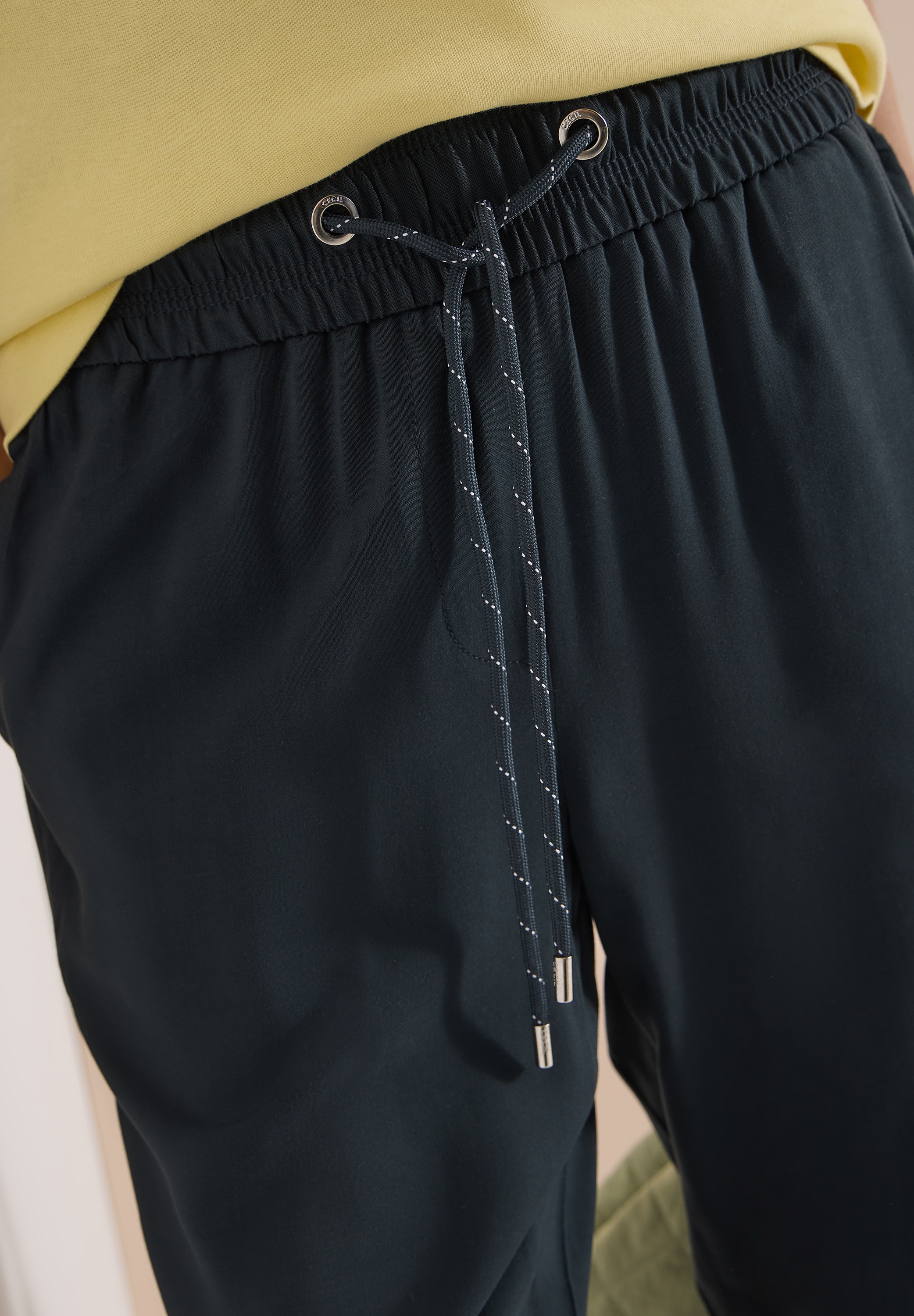 Cecil Pantalon de jogging »Style Chelsea«  en viscose, respirant, coupe ample, jambes étroites