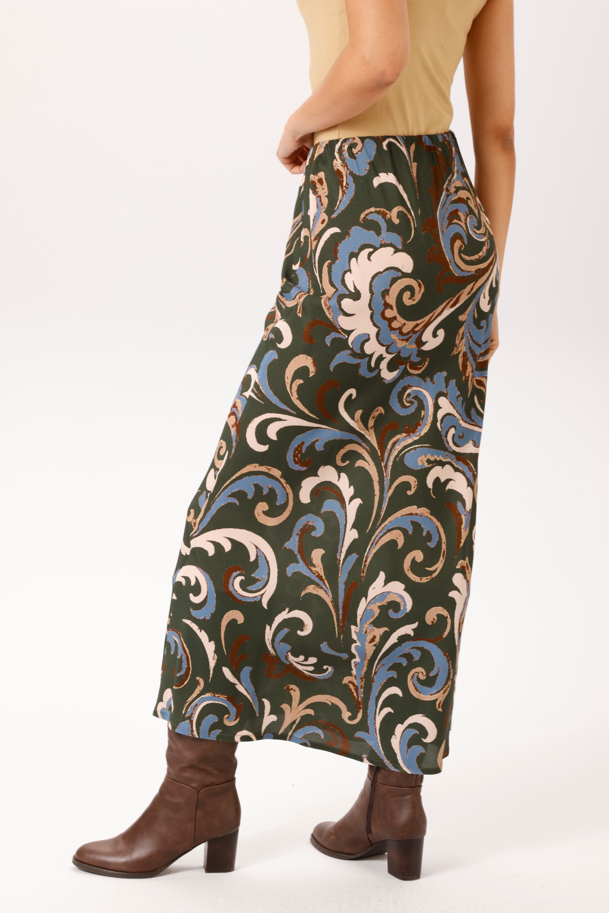 Aniston CASUAL Maxirock mit grossflächigem Paisley-Muster - NEUE KOLLEKTION