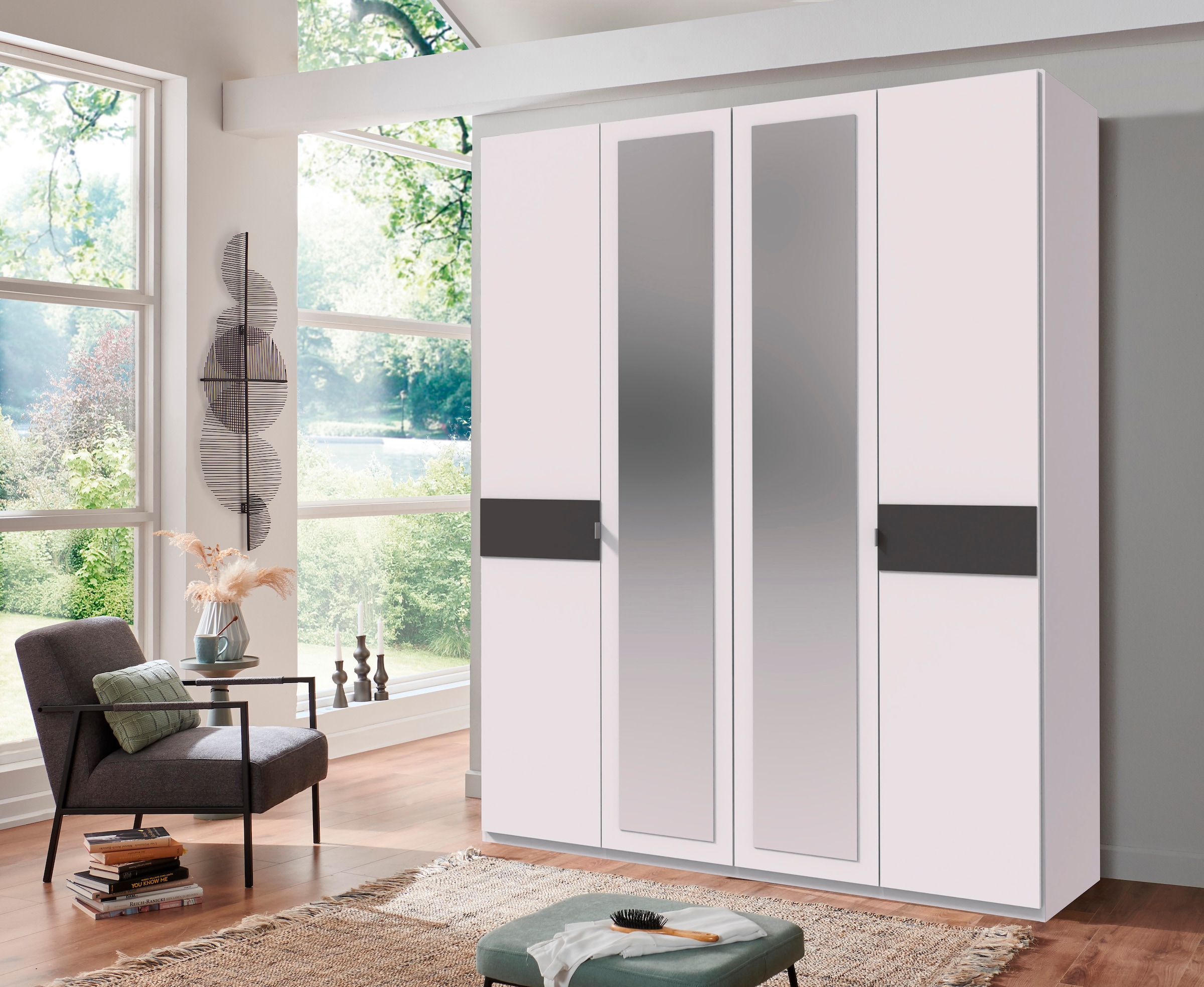 Wimex Drehtürenschrank »Budapest« mit Spiegel, wahlweise 180 oder 225cm breit