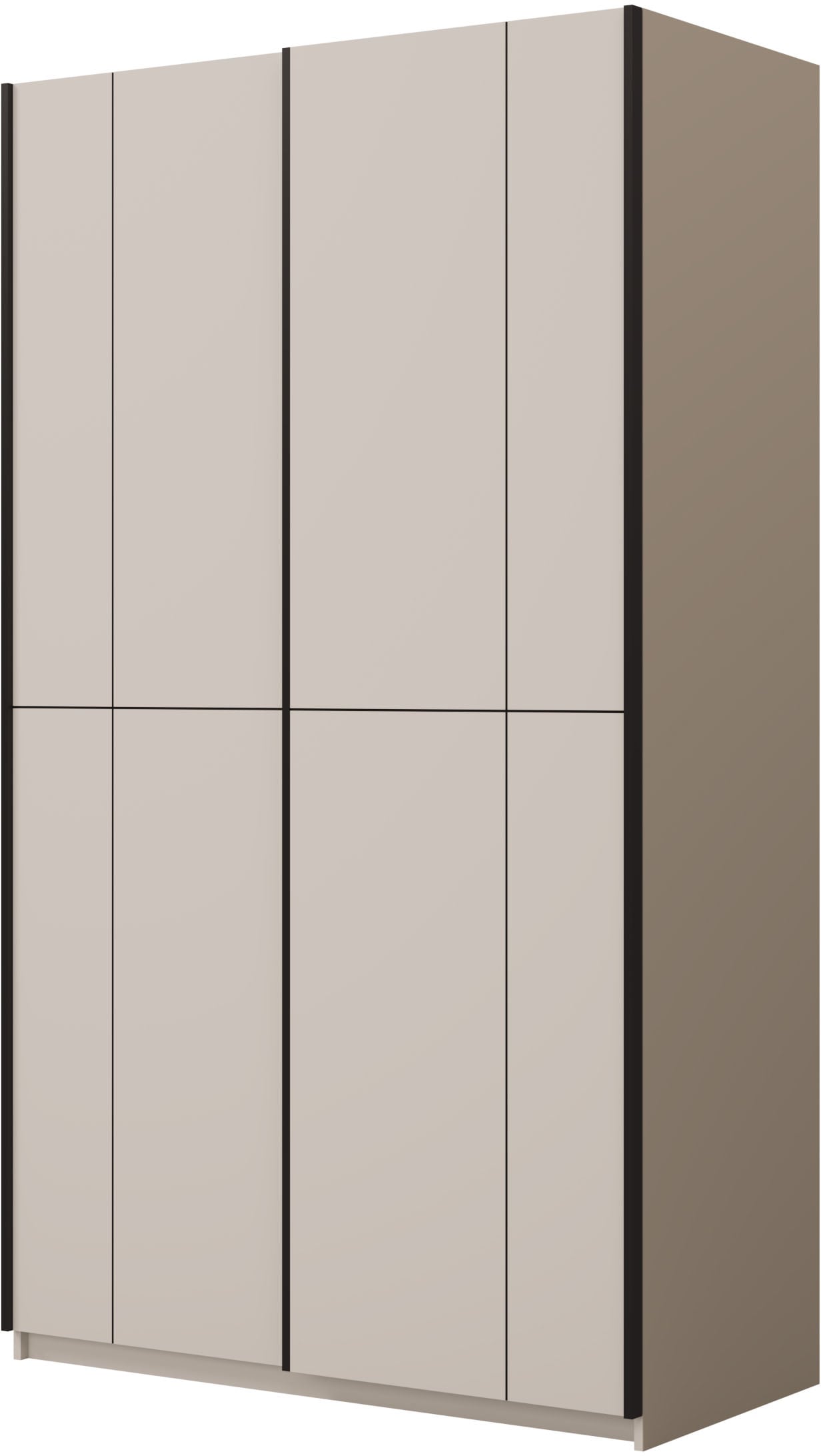 Home affaire Armoire à portes coulissantes »Cube Garderobenschrank incl.kompletter Innenausstattung« Moderner Kleiderschrank, Schiebetürenschrank, Garderobe