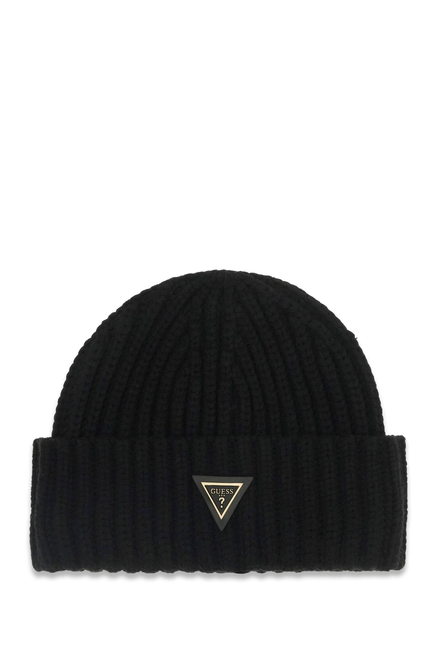 Guess Bonnet »NOELLE II KNITTED BEANIE« avec logo sur la couverture