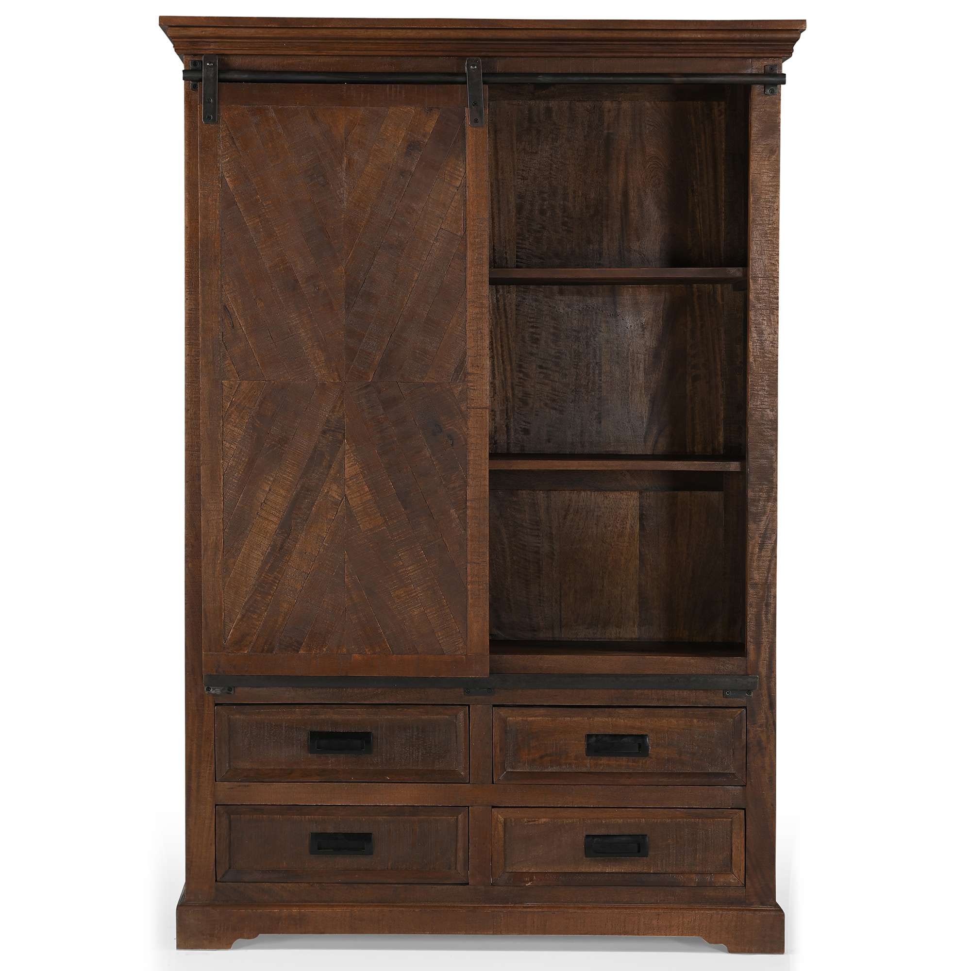 GOODproduct Vitrines »Don Barn« mit 1 Schiebetür, handgefertigt, Unika-Möbel, Breite 110 cm