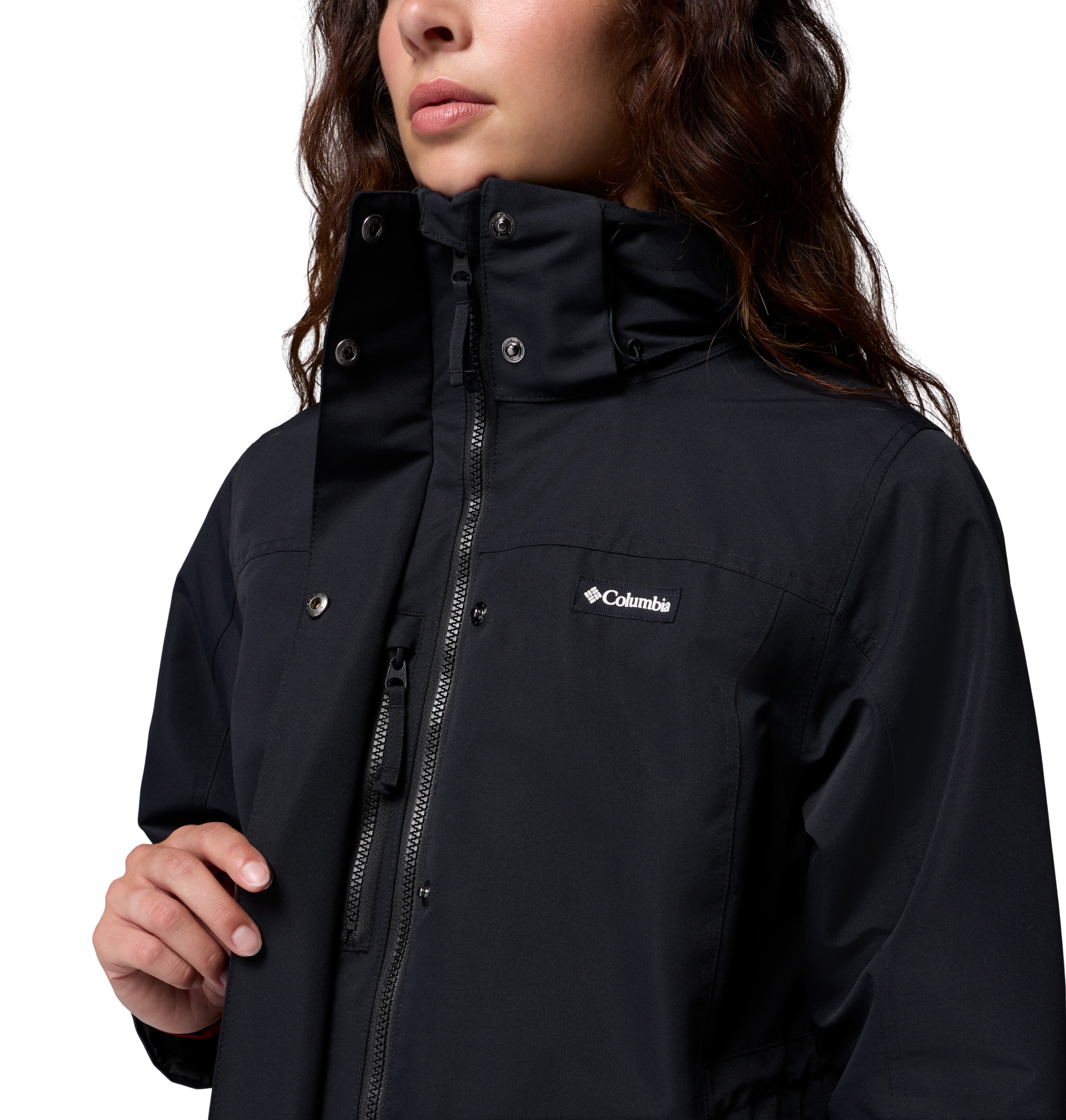 Columbia Veste fonctionnelle 3 en 1 »Bugaboo IV Fleece Interchange Jacket« 2 cuis tlg. matériau déperlant et coupe-vent, isolant thermique