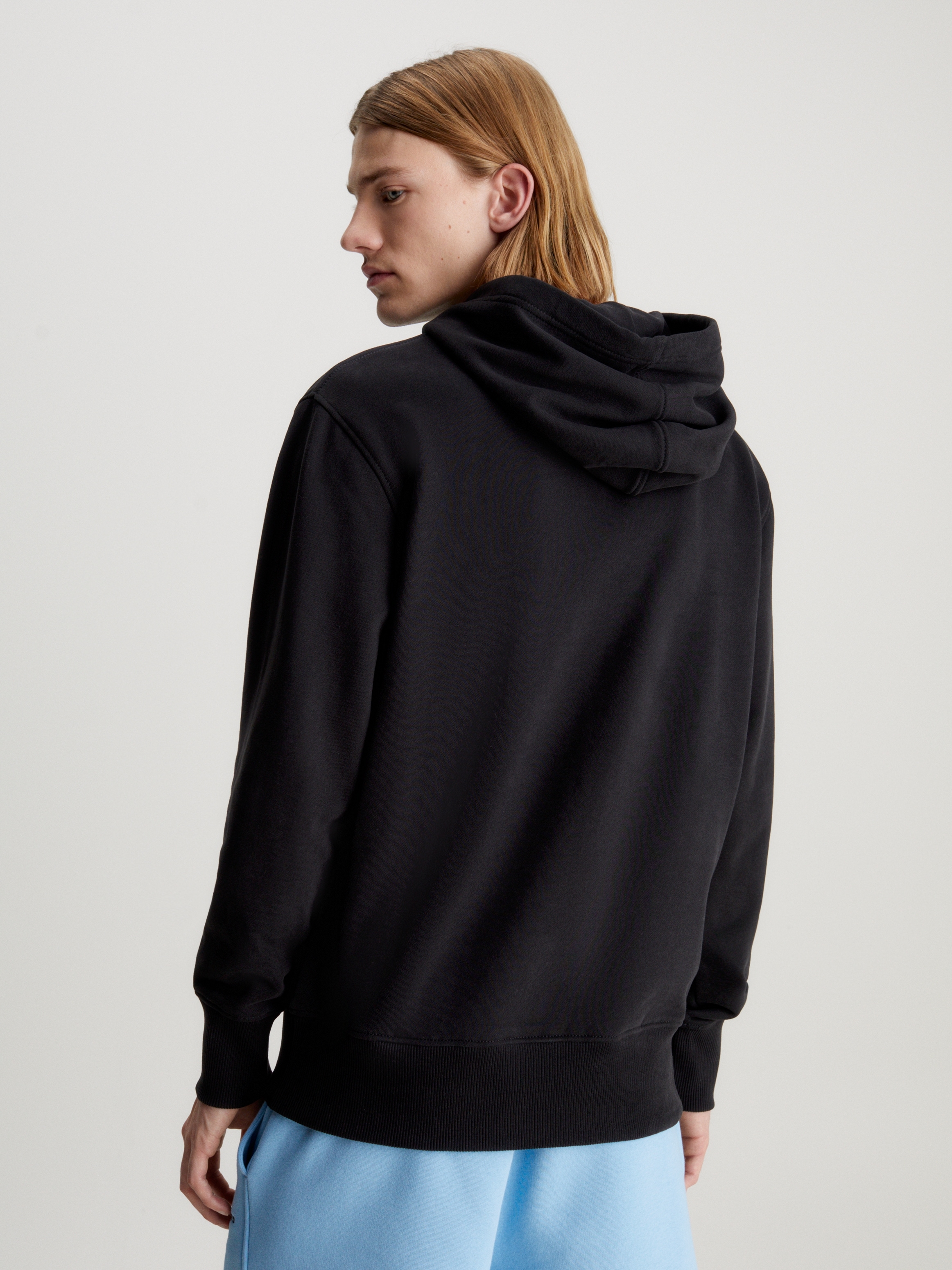 Calvin Klein Jeans Sweat à capuche »INSTITUTIONAL WARP HOODIE«, mit Logodruck
