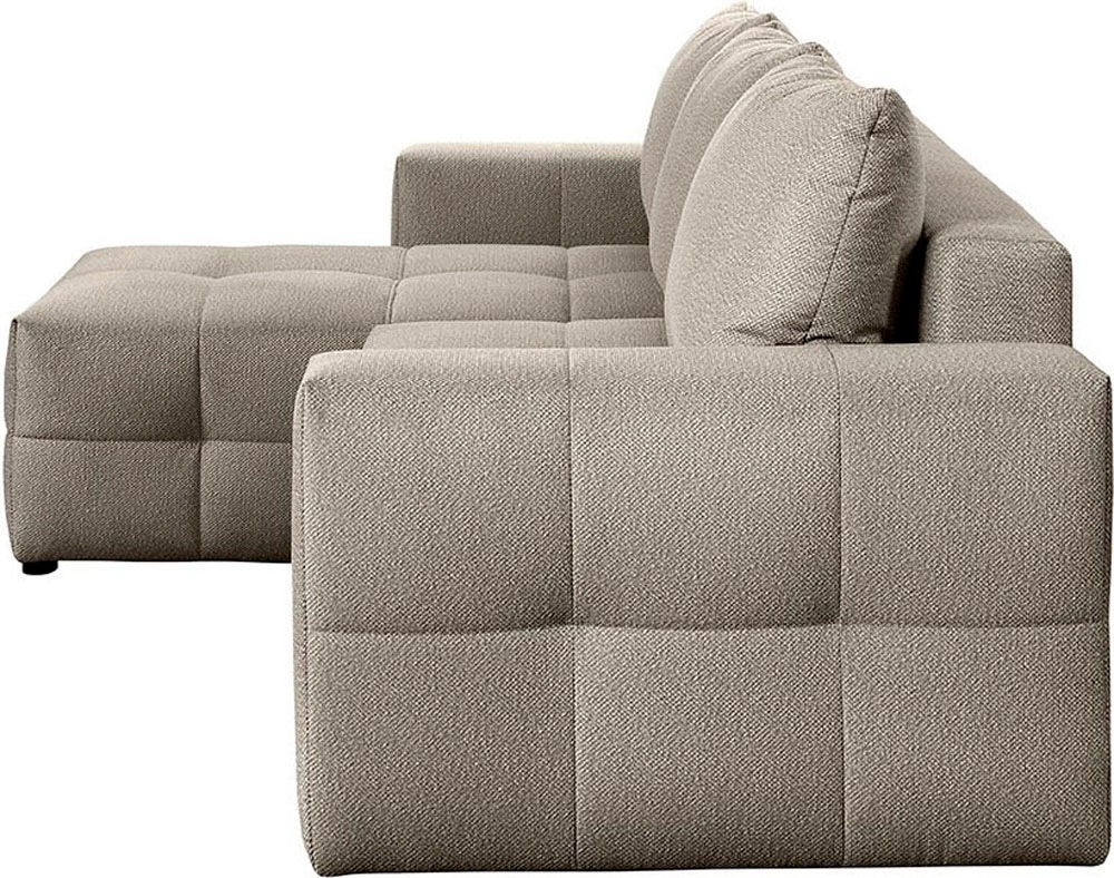exxpo - sofa fashion Canapé d'angle Praktische Funktionsecke mit Federkern, Bettfunktion und Stauraum