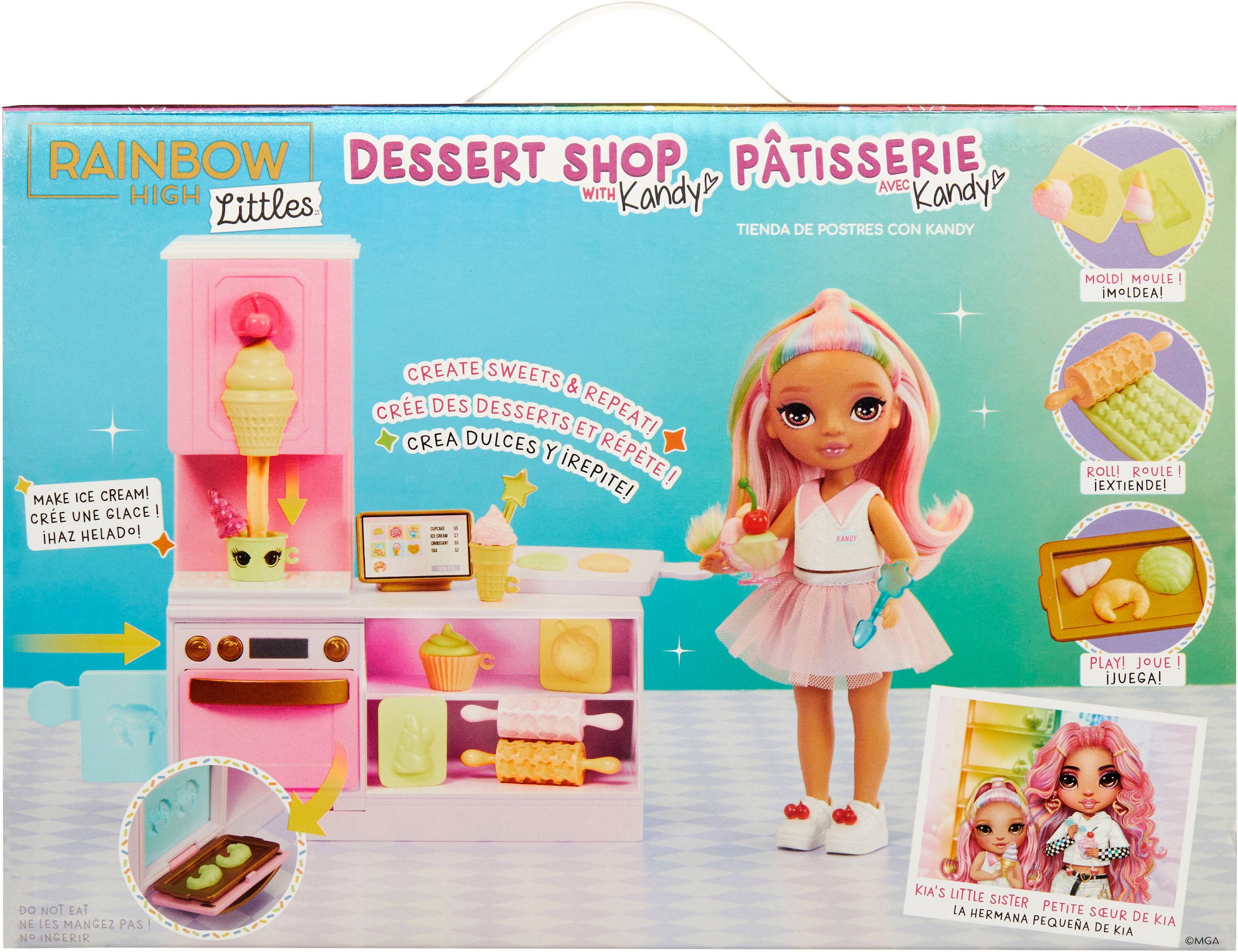 RAINBOW HIGH Minipuppe »Rainbow High Little Dessert Shop with Kandy Playset«