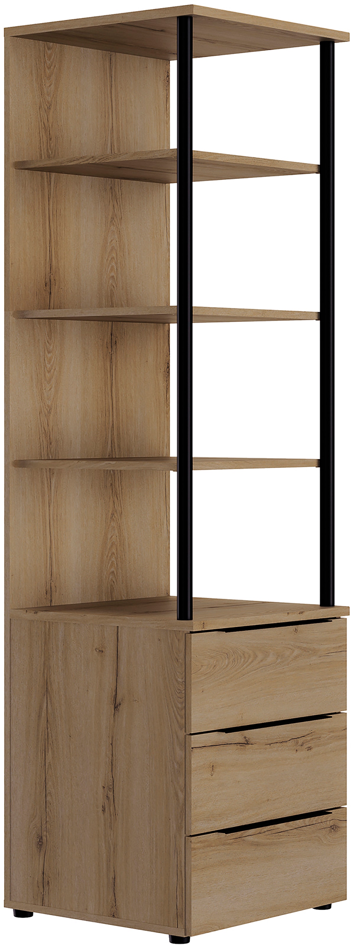 Gami Schrankmodule Multifunktional, grosszügig mit wahlweise Kleiderschrank oder Regalen