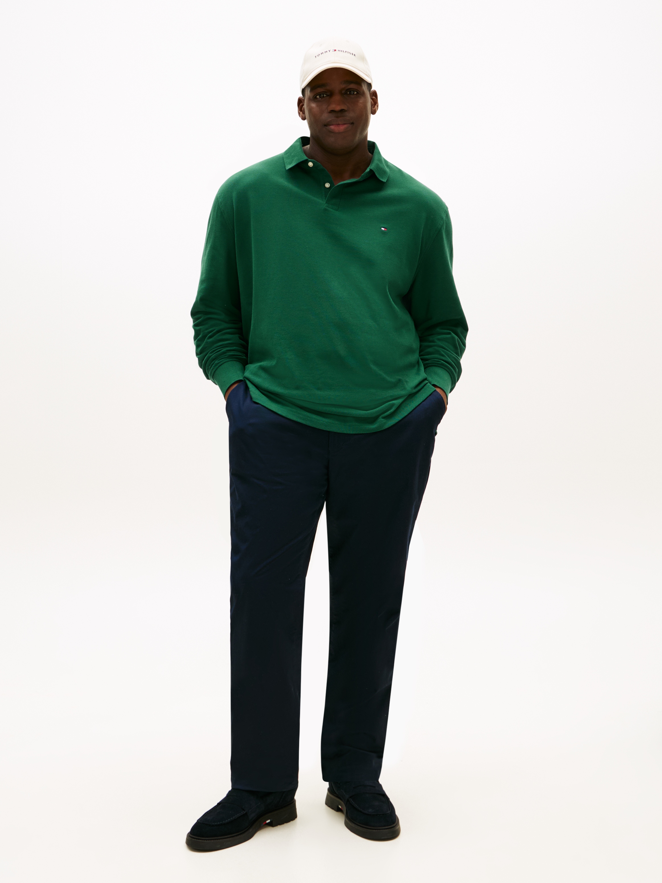 Tommy Hilfiger Big & Tall Langarm-Poloshirt »BT-1985 REGULAR LS POLO-B« in Grossen Grössen