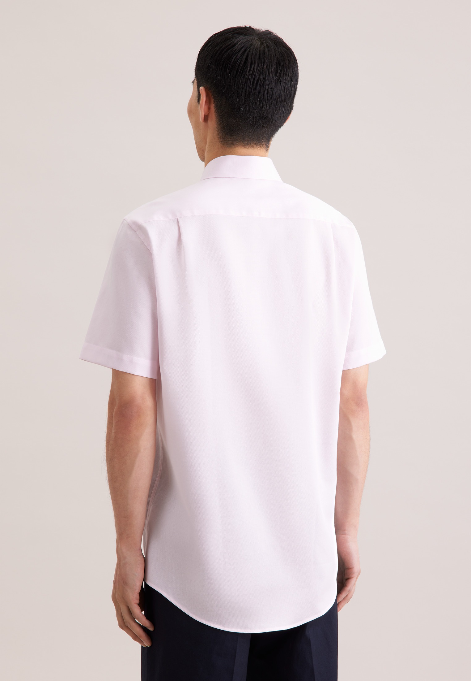 seidensticker Businesshemd »Schwarze Rose« Regular 1/2 Button-Down-Kragen Struktur