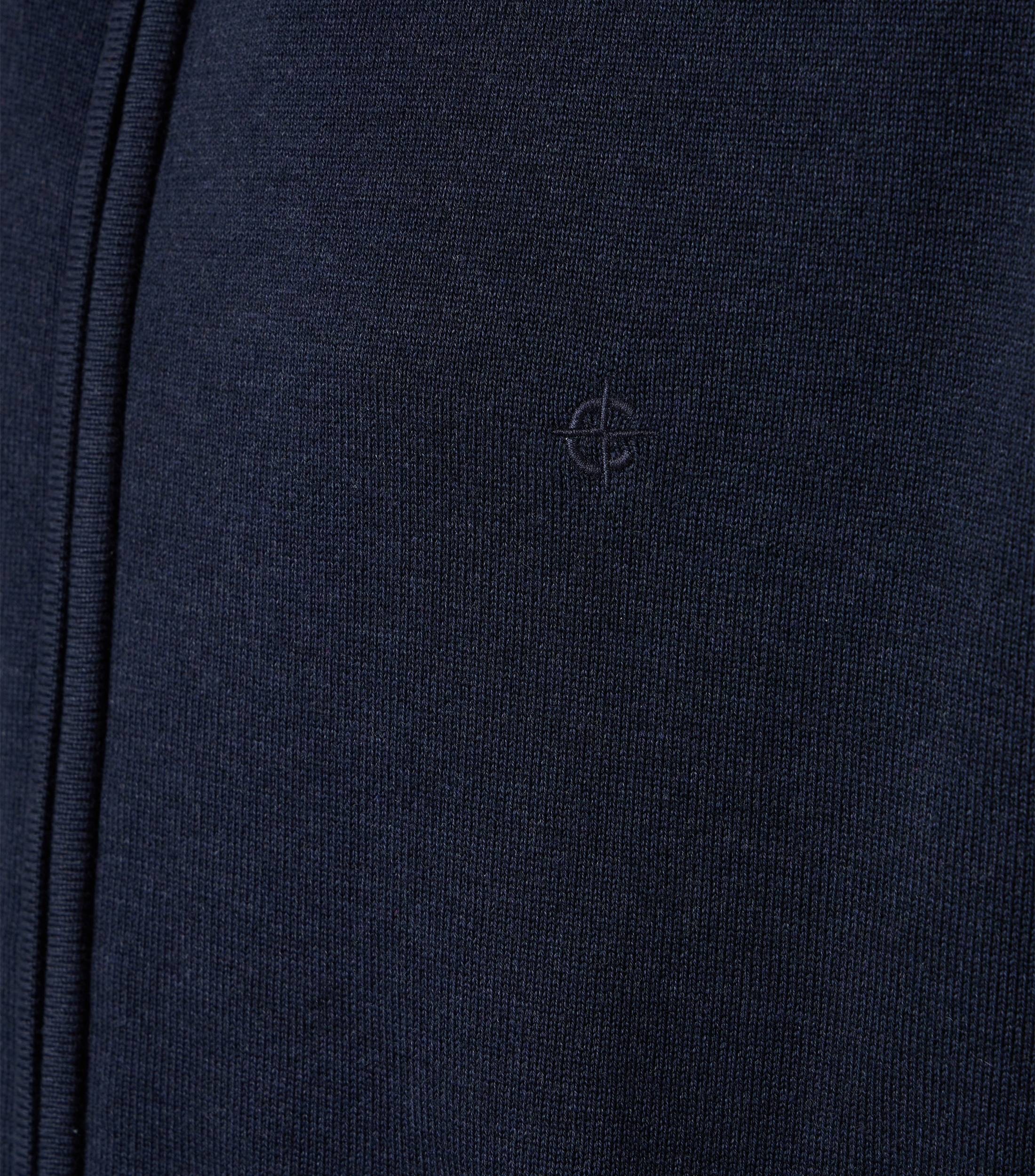 CASAMODA Strickjacke »Strickjacke« mit Stehkragen und Reissverschluss