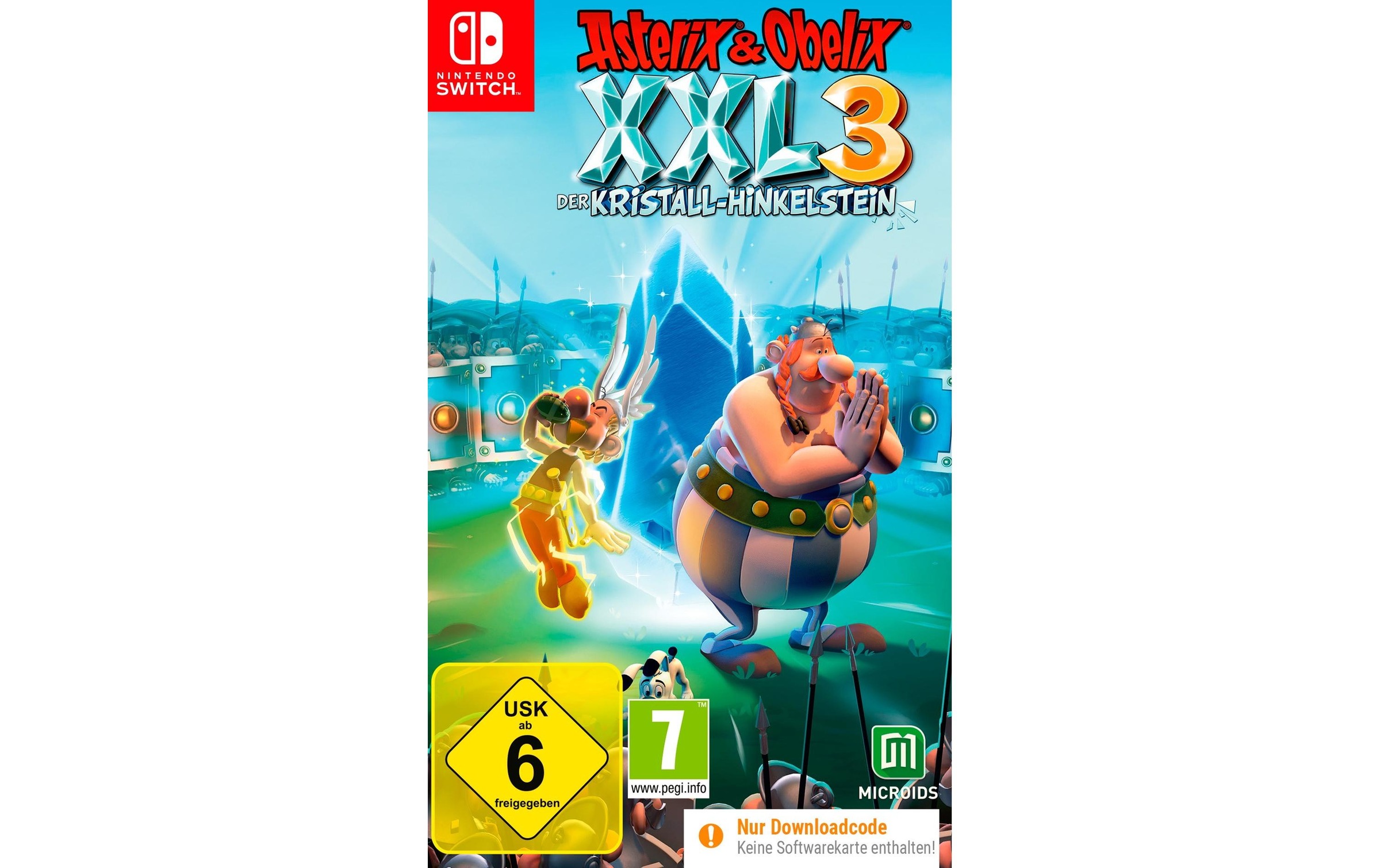   Spielesoftware »Asterix & Obelix XXL3: Der Kristall-Hinkelstein« Nintendo Switch Code in the Box