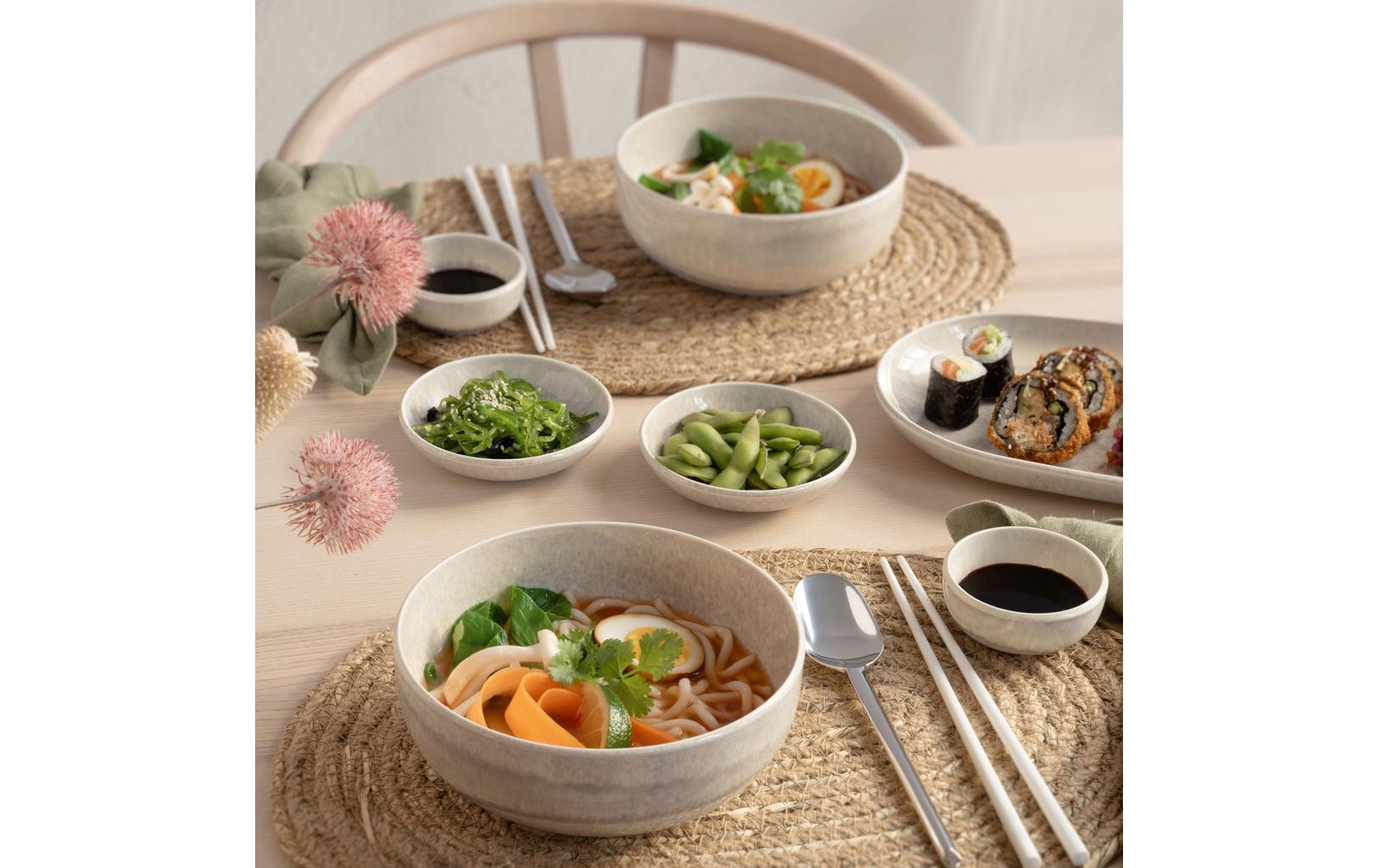 Villeroy & Boch Dipschale »Perlemor Sand 4 Stück« aus Porzellan