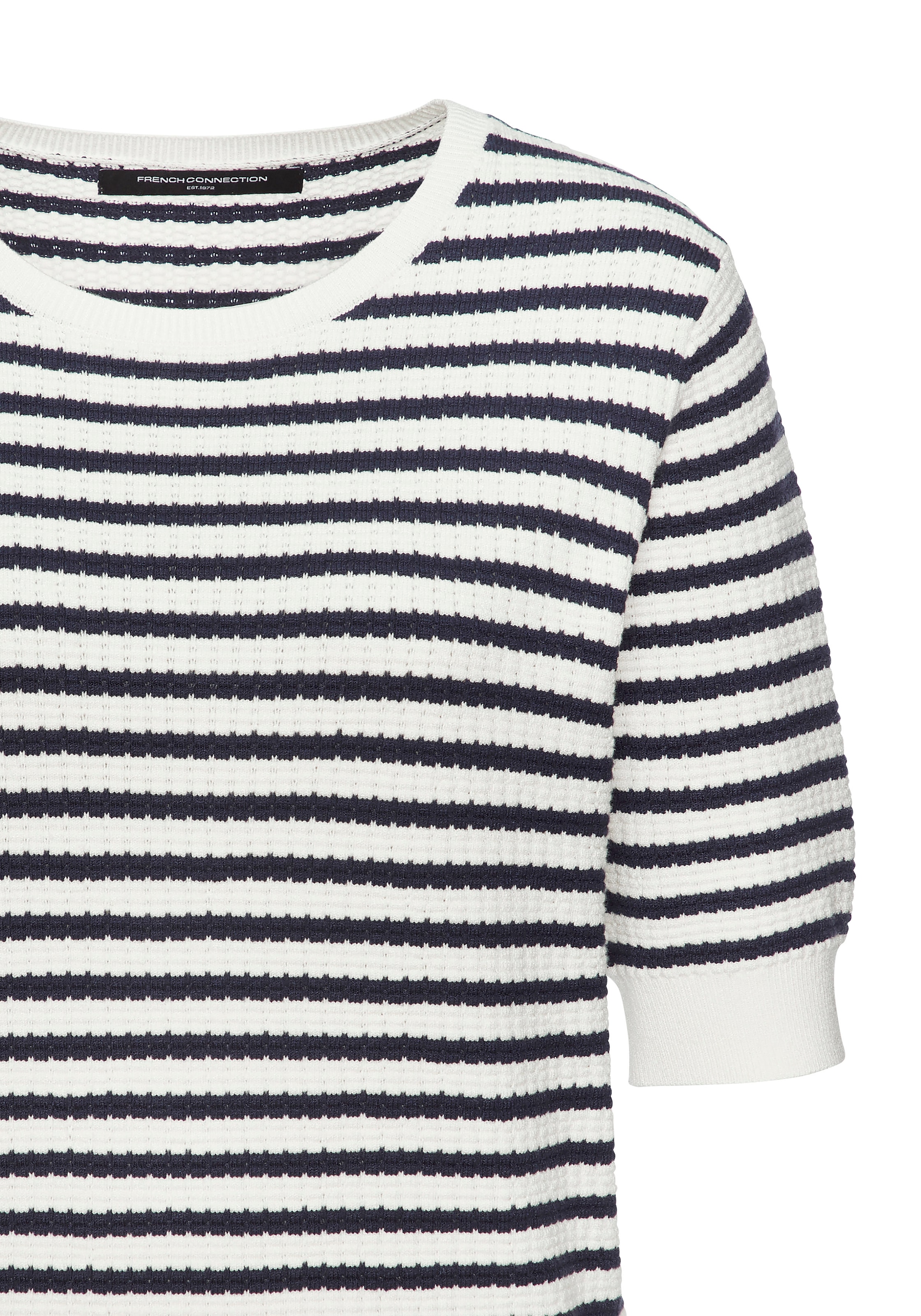 French Connection T-shirt en tricot structuré doux