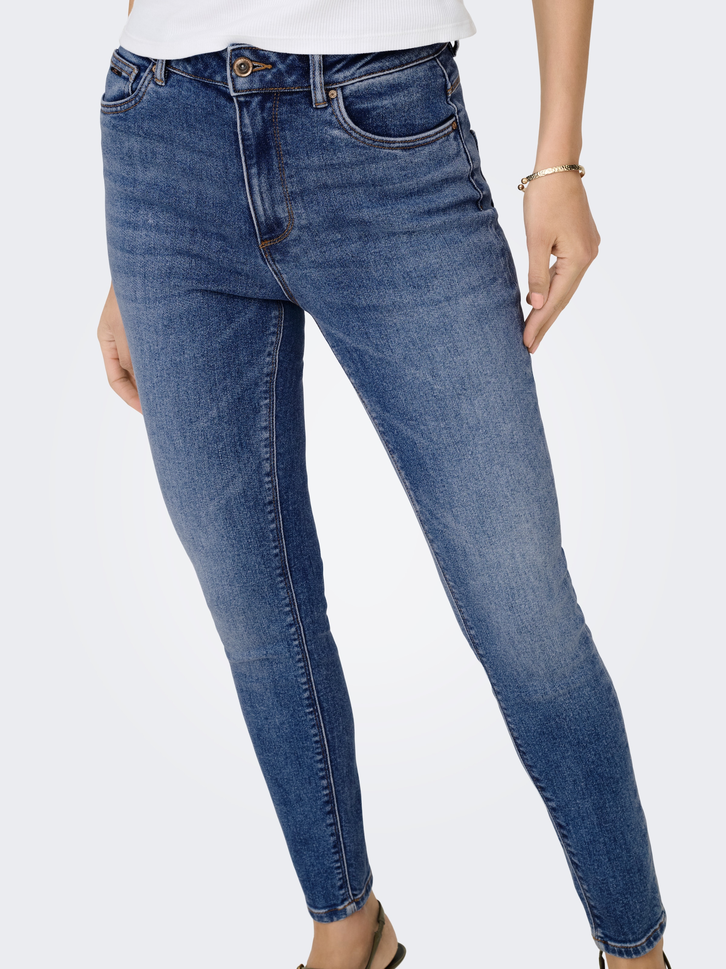 ONLY Jeans skinny »ONLMILA HW SK ANK DNM BJ13994 NOOS« Baumwollmischung, skinny fit