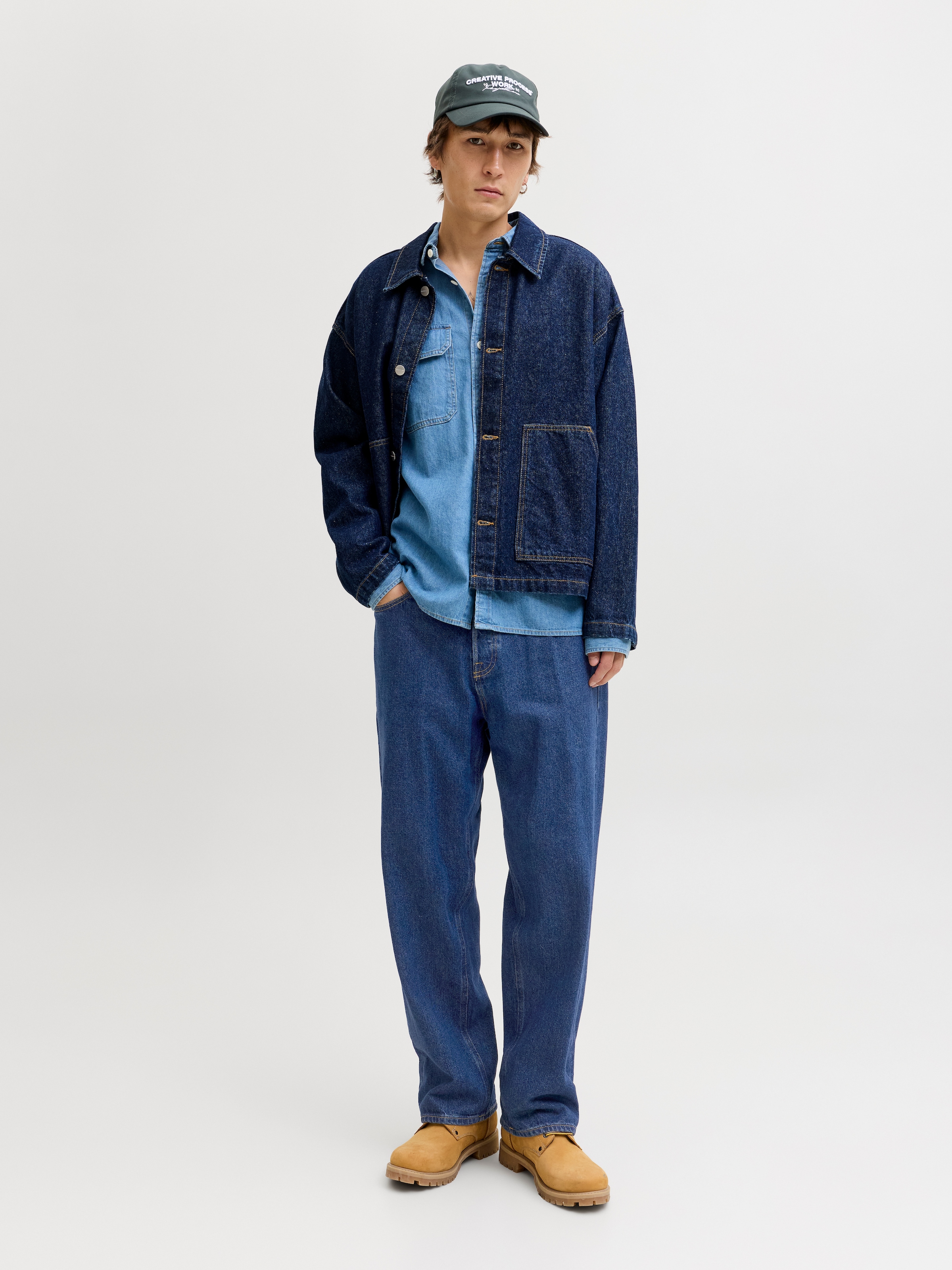 Jack & Jones Relax-fit-Jeans »JJIALEX JJORIGINAL SQ 738« Baumwolle, baggy fit