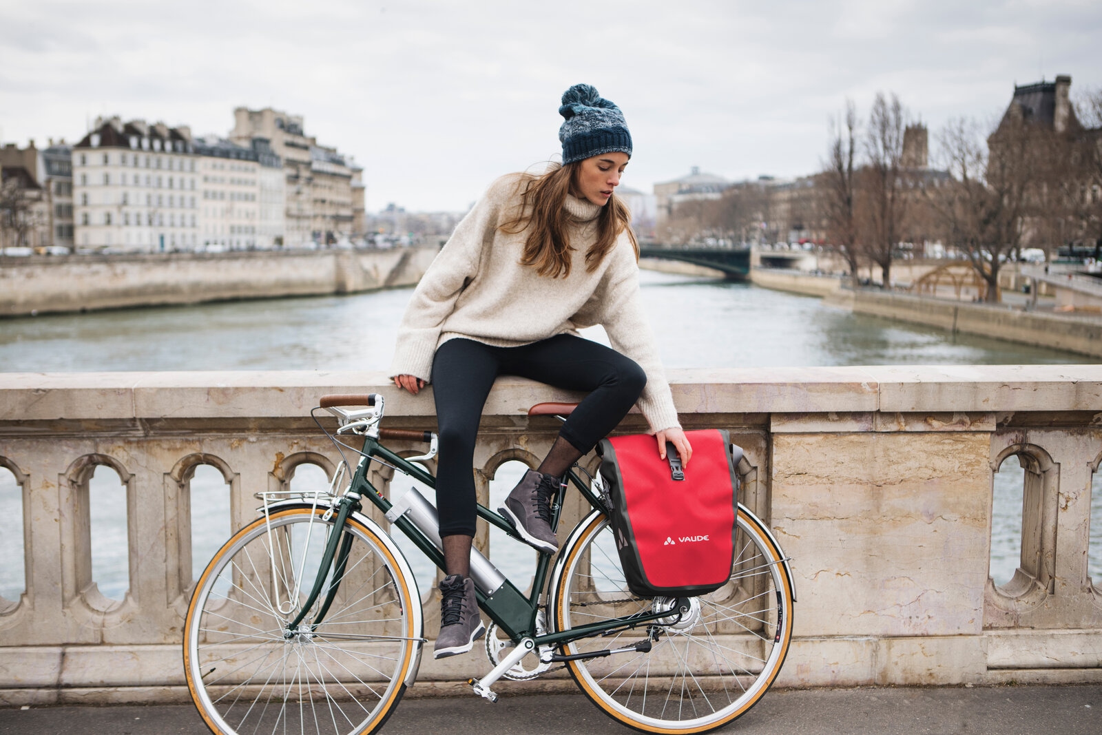 VAUDE Sacoche de vélo »Aqua Back« pour adultes, à orientation sportive, en polyester